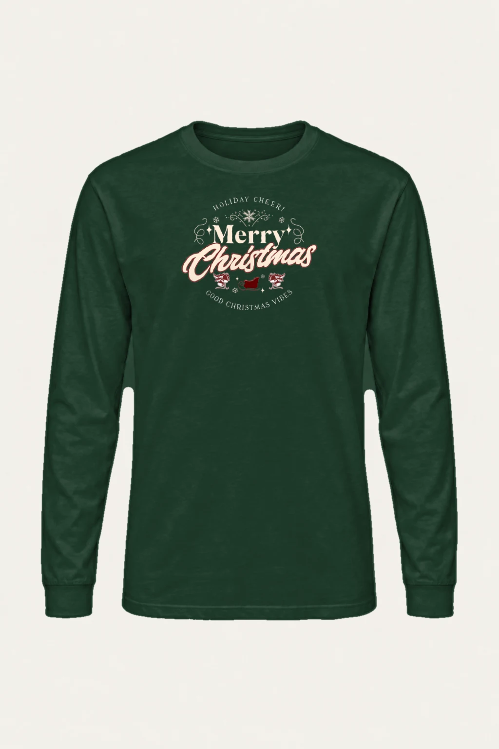 "Merry Christmas" Unisex Longsleeve T-shirt | Gildan 2400