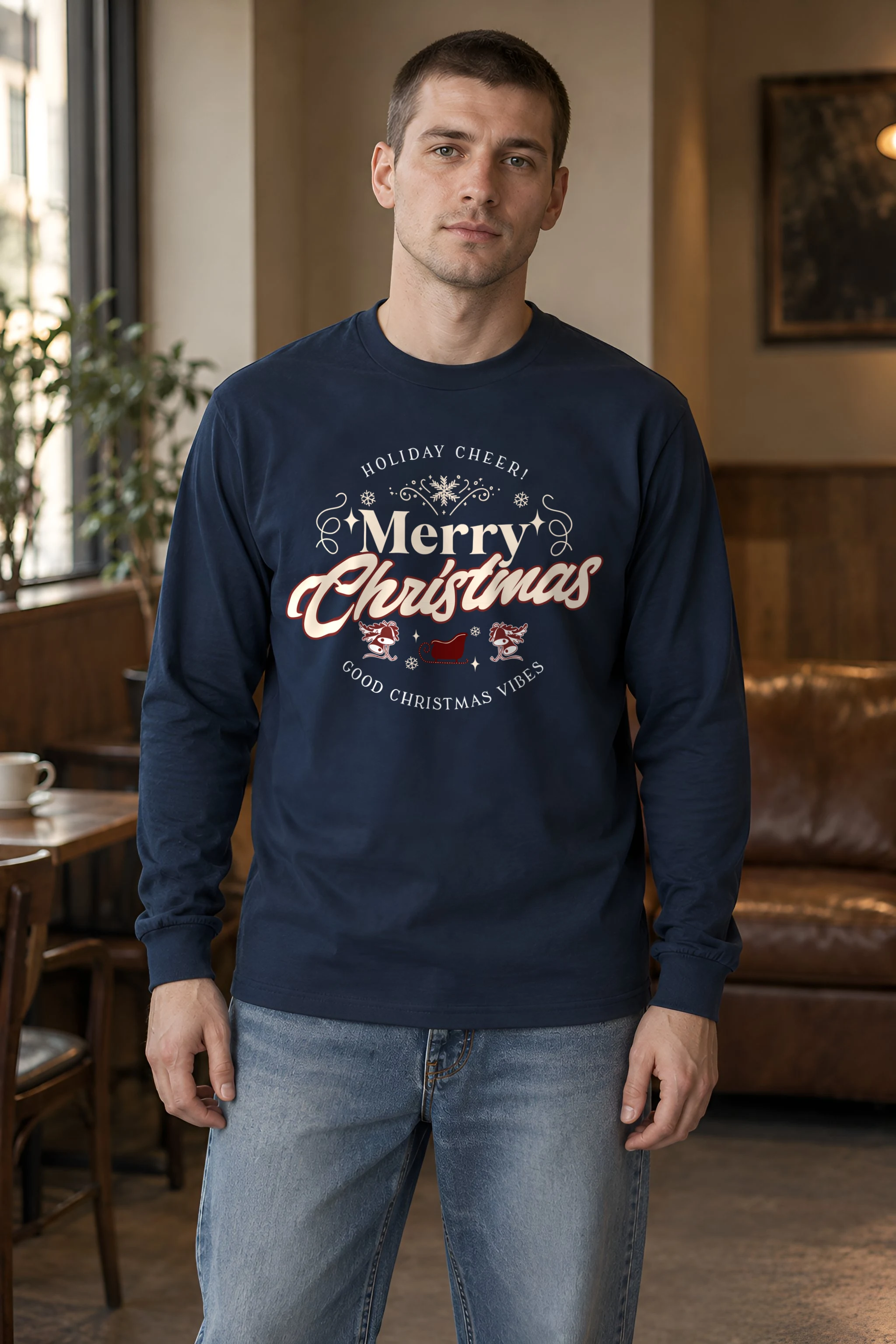 "Merry Christmas" Unisex Longsleeve T-shirt