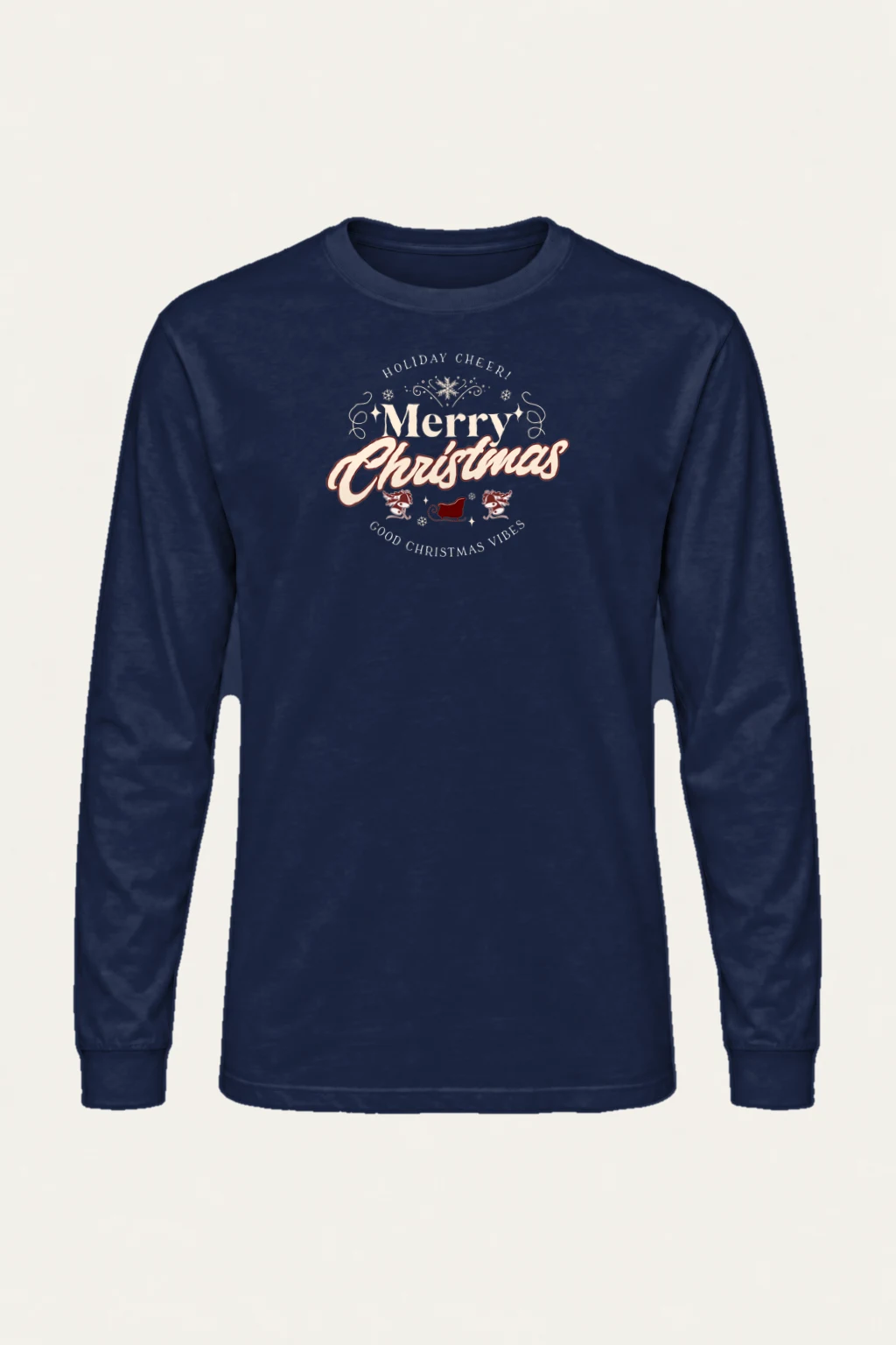 "Merry Christmas" Unisex Longsleeve T-shirt | Gildan 2400