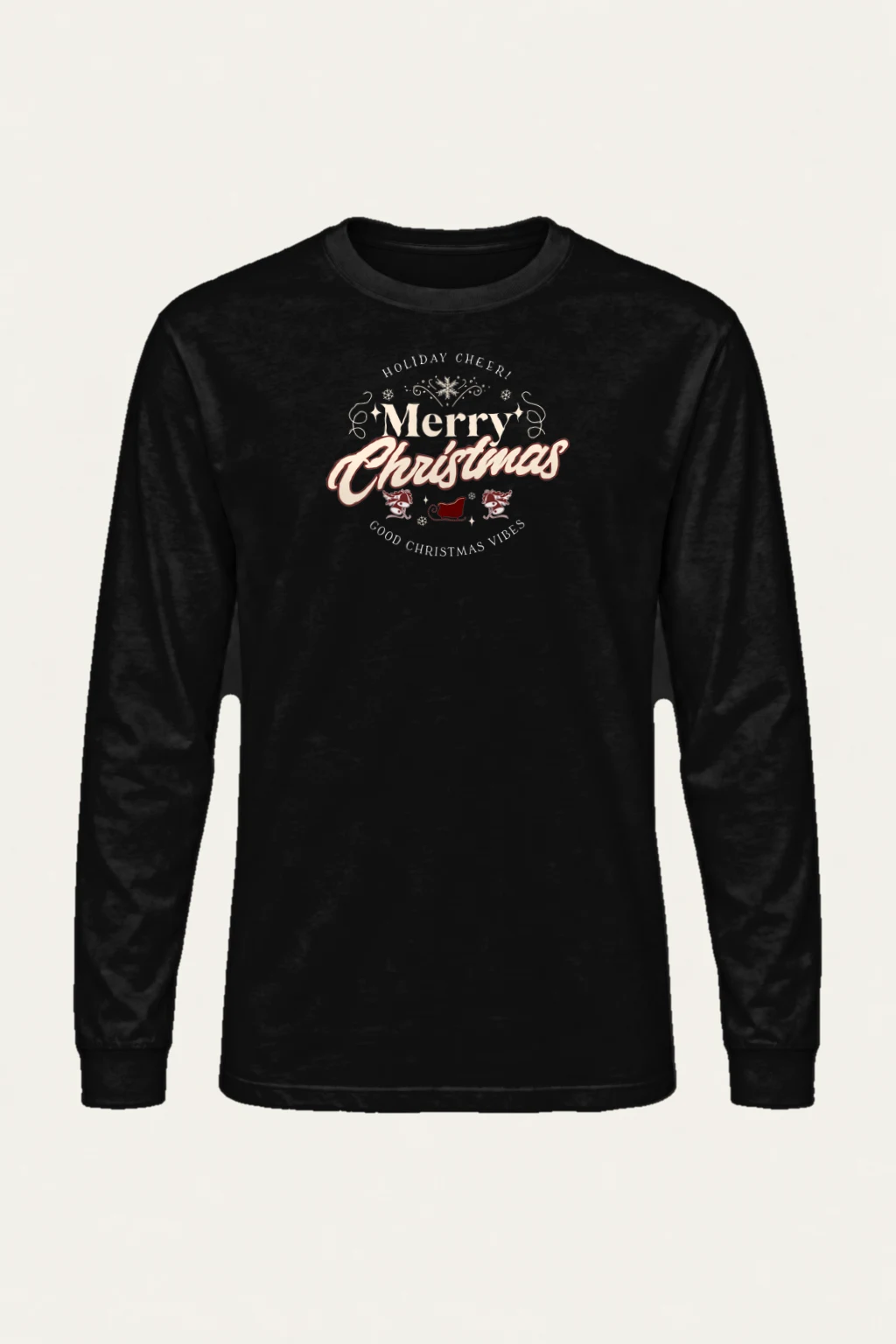 "Merry Christmas" Unisex Longsleeve T-shirt | Gildan 2400