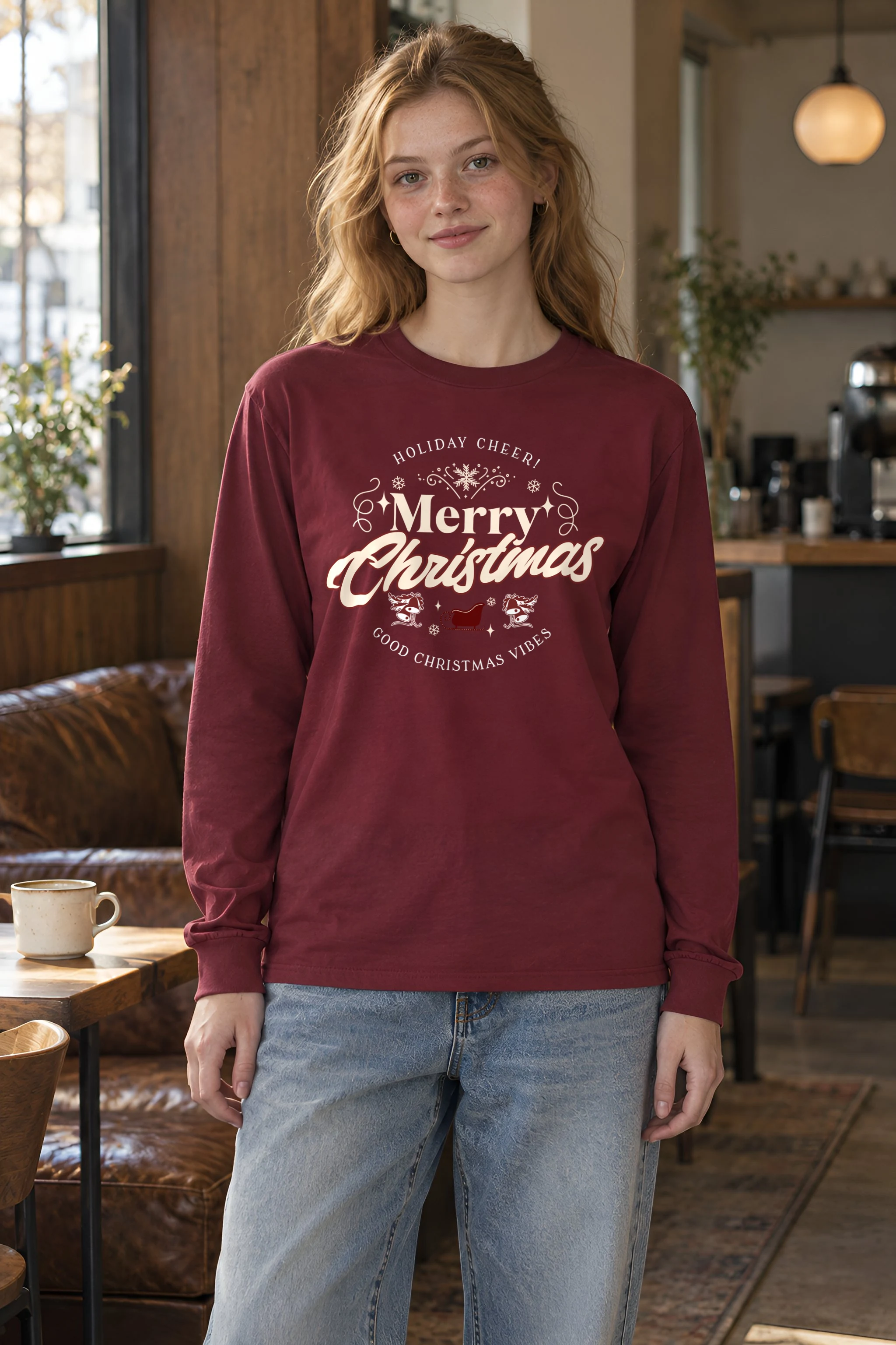"Merry Christmas" Unisex Longsleeve T-shirt