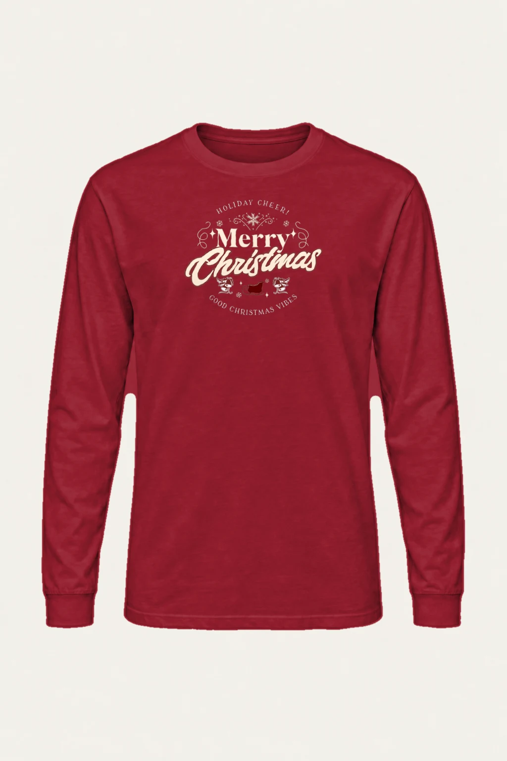 "Merry Christmas" Unisex Longsleeve T-shirt | Gildan 2400