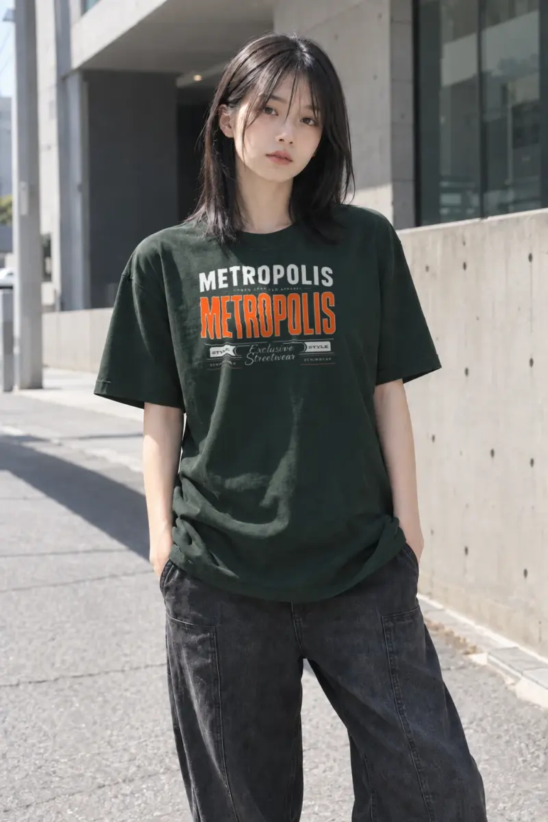 “Metropolis Urban Crafted” Heavyweight Unisex Crewneck T-shirt | Gildan 5000