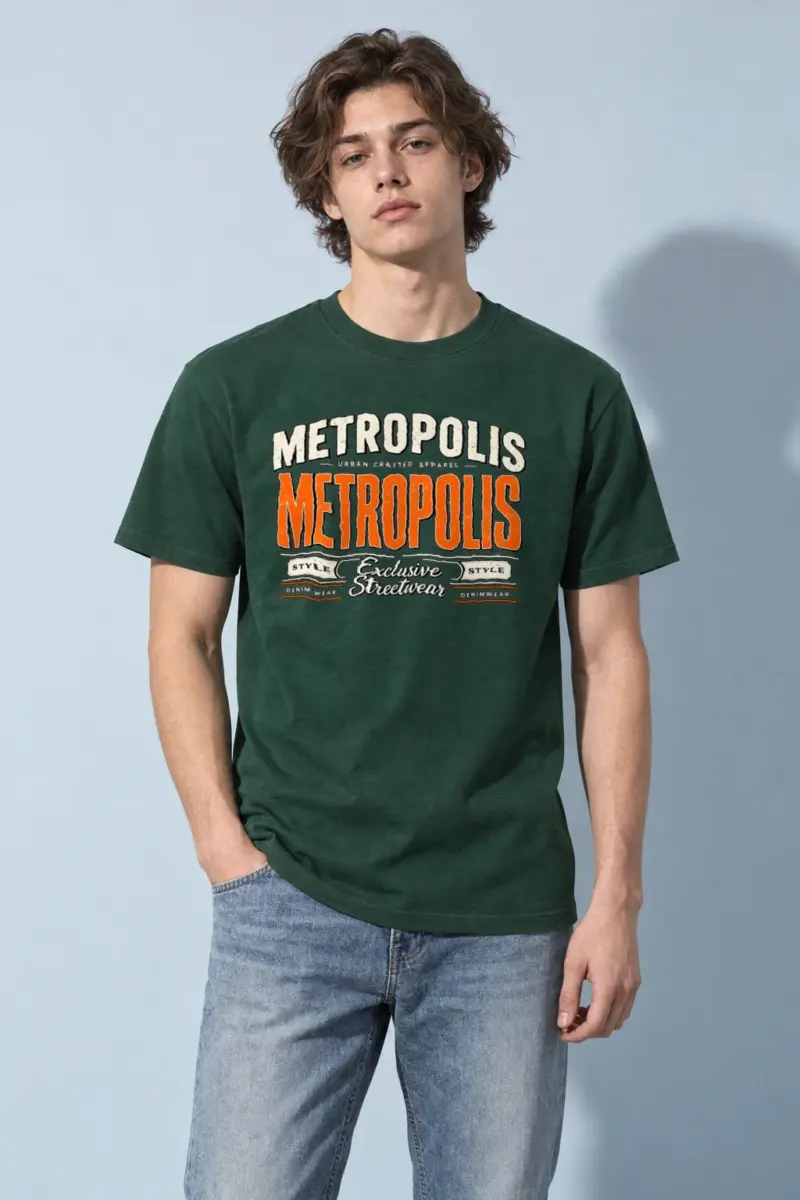 "Metropolis Urban Crafted" Heavyweight Unisex Crewneck T-shirt | Gildan 5000
