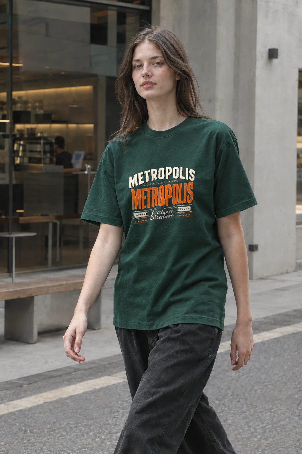 "Metropolis Urban Crafted" Heavyweight Unisex Crewneck T-shirt | Gildan 5000