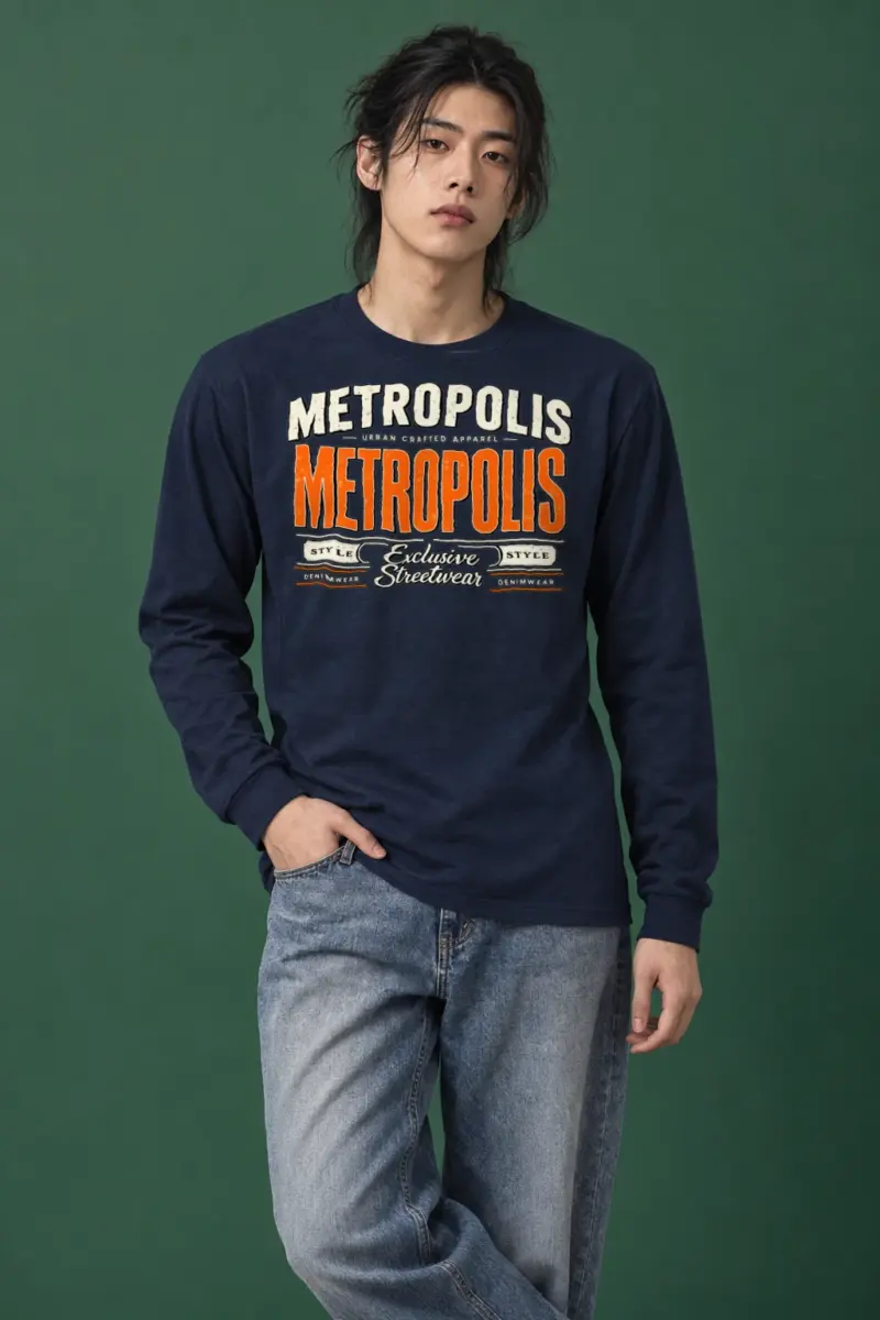 "Metropolis Urban Crafted" Unisex Longsleeve T-shirt