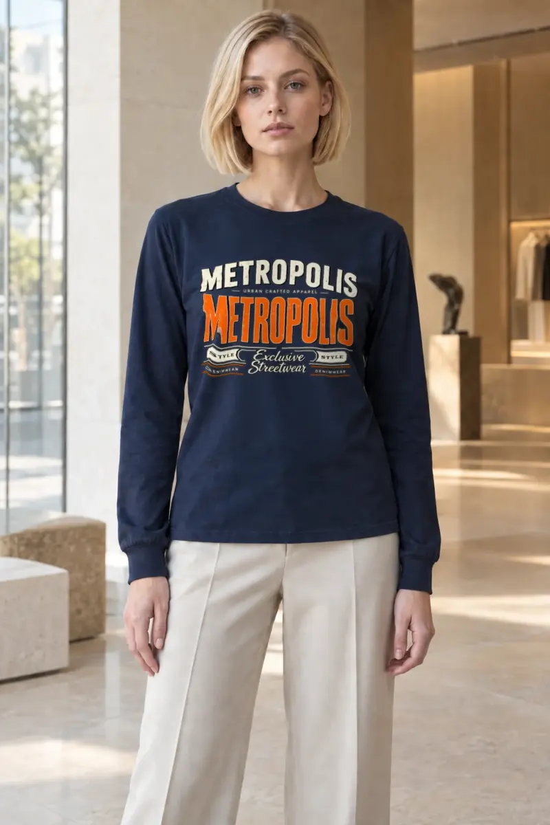 "Metropolis Urban Crafted" Unisex Longsleeve T-shirt | Gildan 2400