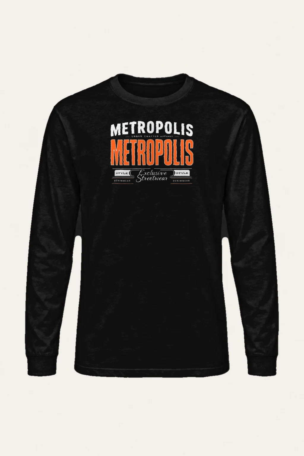 "Metropolis Urban Crafted" Unisex Longsleeve T-shirt | Gildan 2400