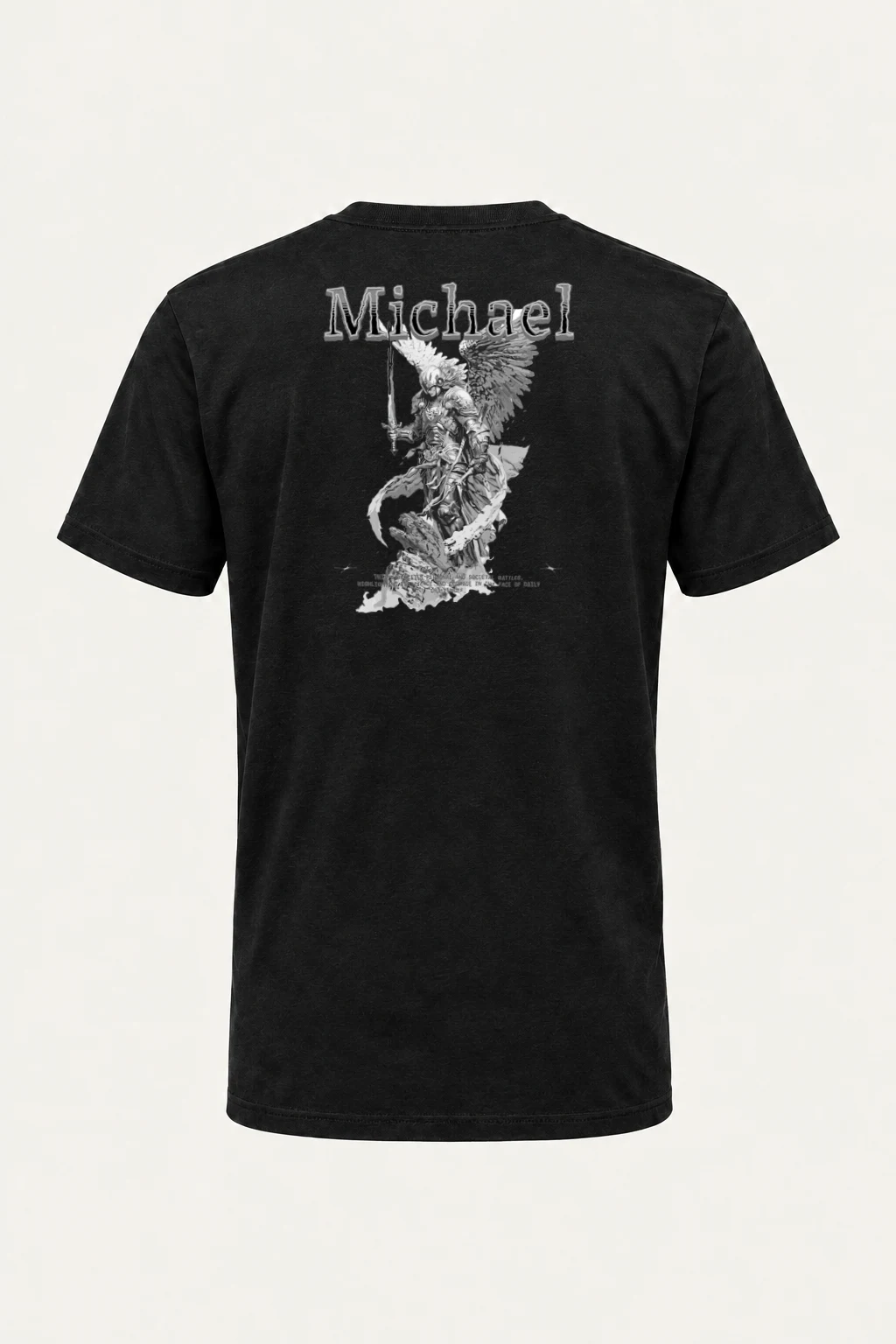 "Michael Enigma" Heavyweight Unisex Crewneck T-shirt | Gildan 5000