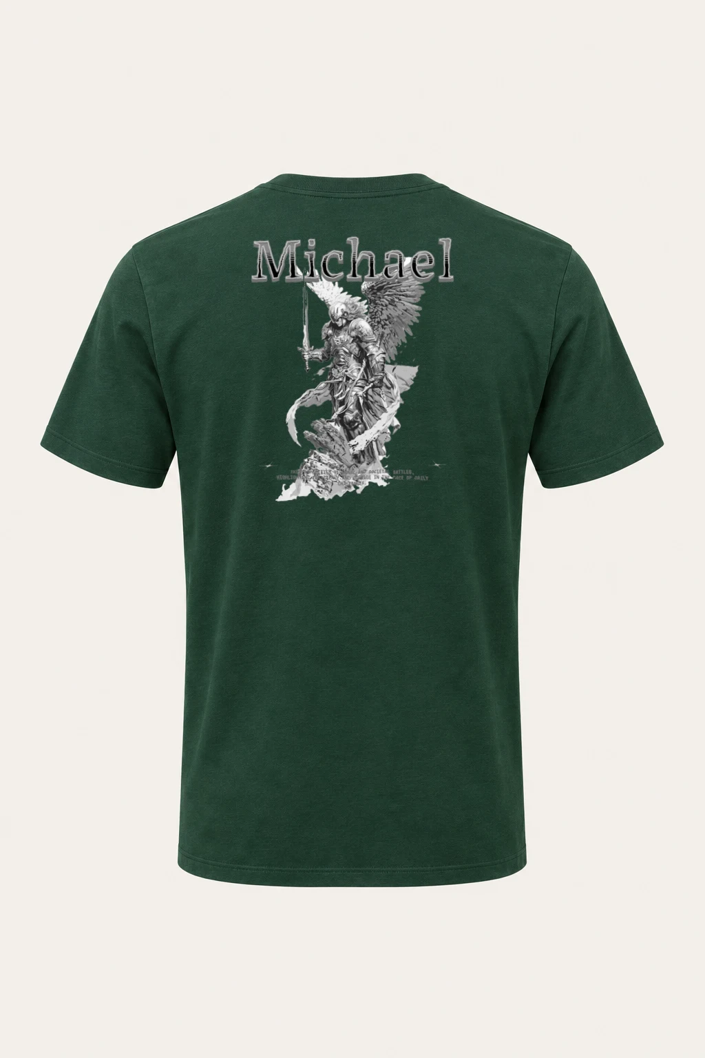 "Michael Enigma" Heavyweight Unisex Crewneck T-shirt | Gildan 5000