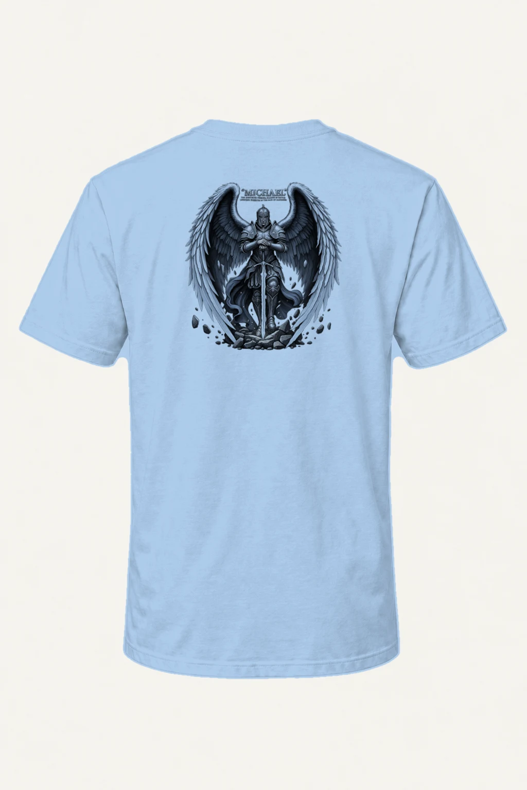 "Michael Heavenly Host" Heavyweight Unisex Crewneck T-shirt | Gildan 5000