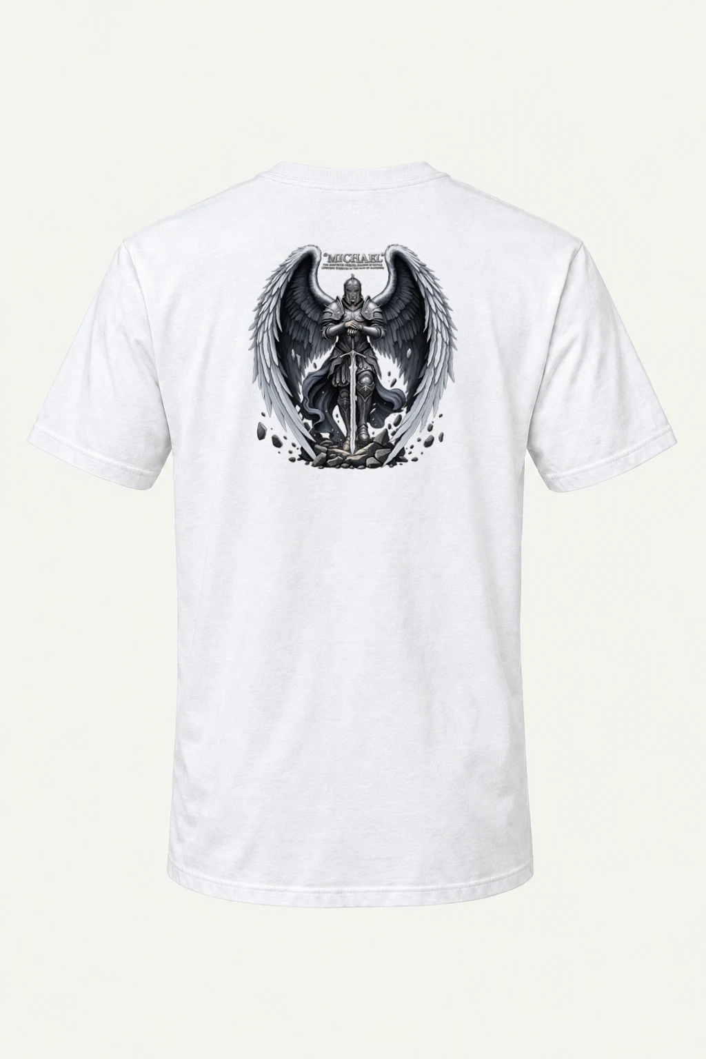 "Michael Heavenly Host" Heavyweight Unisex Crewneck T-shirt | Gildan 5000