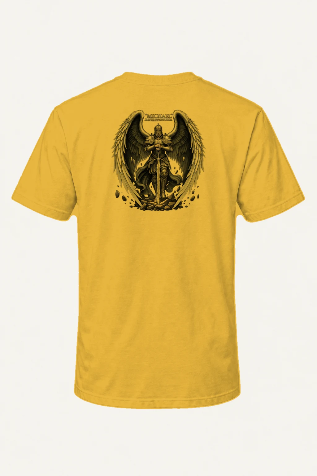 "Michael Heavenly Host" Heavyweight Unisex Crewneck T-shirt | Gildan 5000