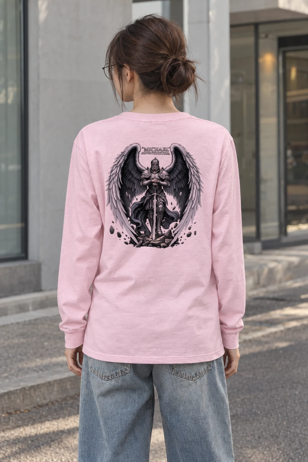 "Michael Heavenly Host" Unisex Longsleeve T-shirt | Gildan 2400