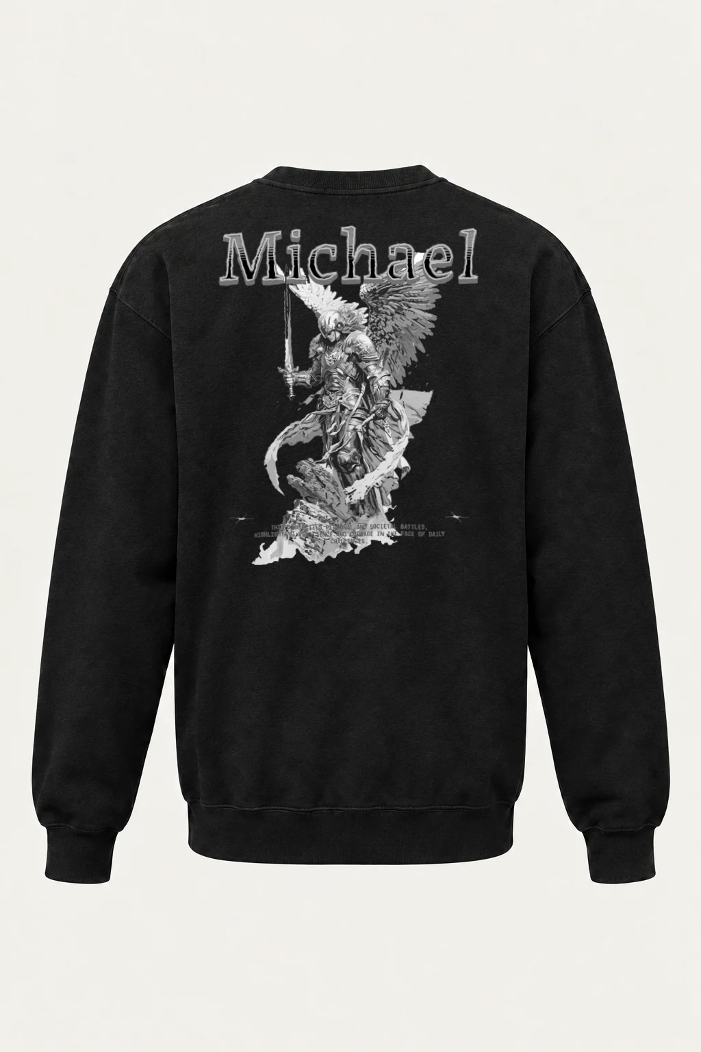"Michael The Hero" Heavy Blend Unisex Crewneck Sweatshirt | Gildan 18000
