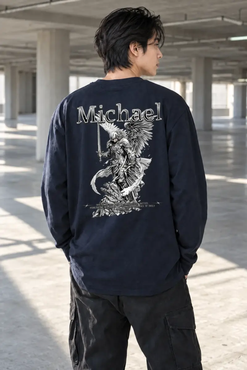 "Michael's Daily Battles" Unisex Longsleeve T-shirt | Gildan 2400