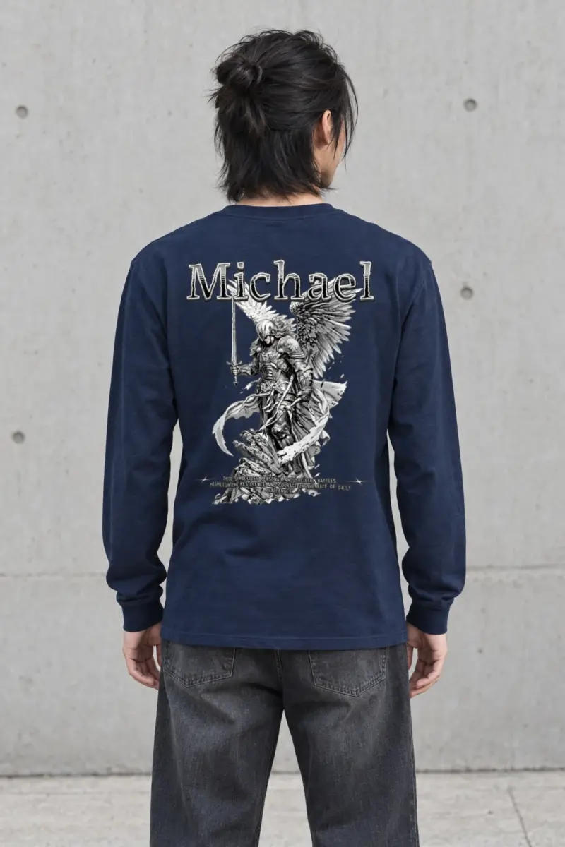 "Michael's Daily Battles" Unisex Longsleeve T-shirt | Gildan 2400