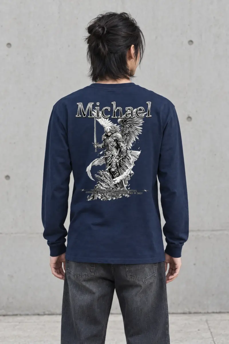 "Michael's Daily Battles" Unisex Longsleeve T-shirt