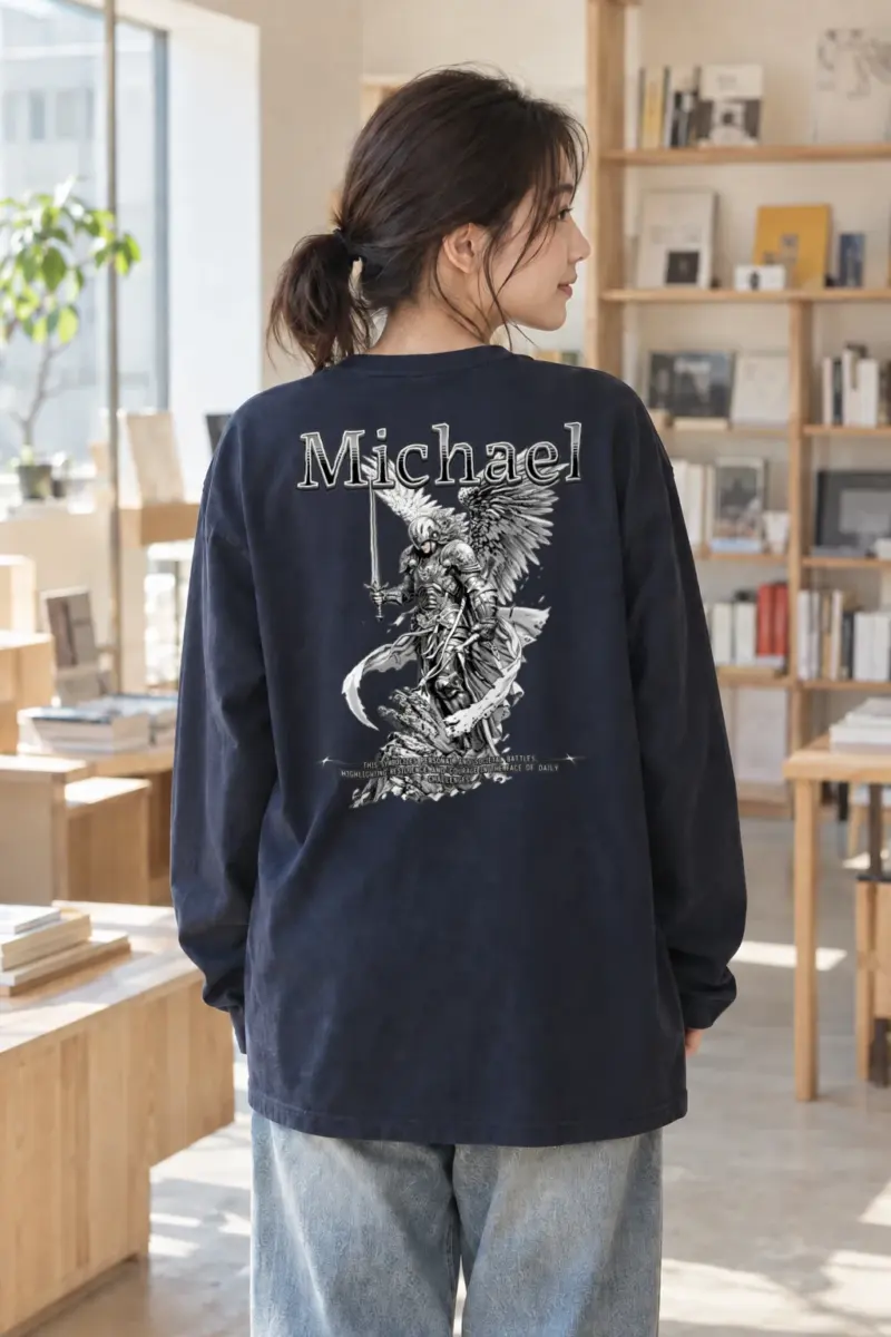 "Michael's Daily Battles" Unisex Longsleeve T-shirt | Gildan 2400