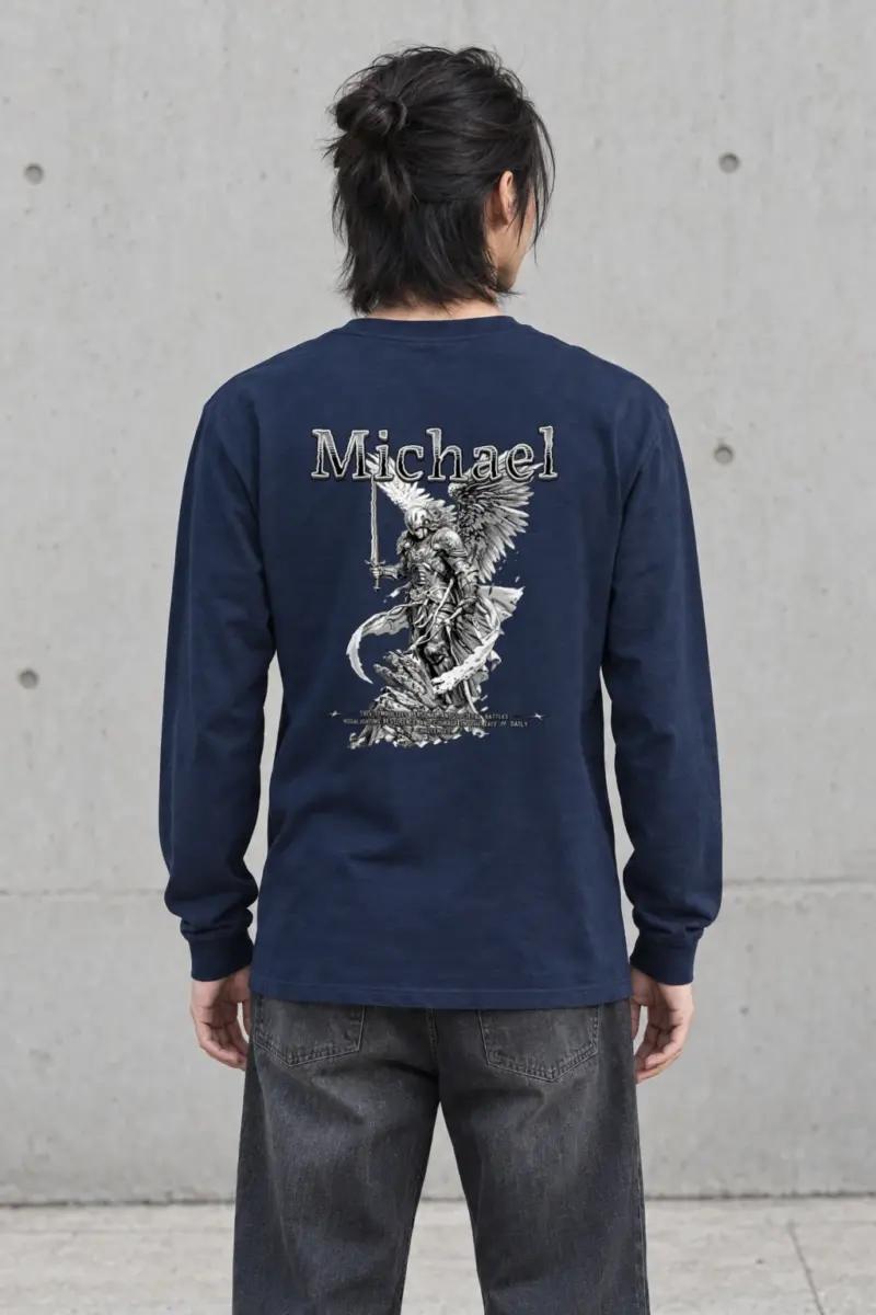 "Michael's Daily Battles" Unisex Longsleeve T-shirt