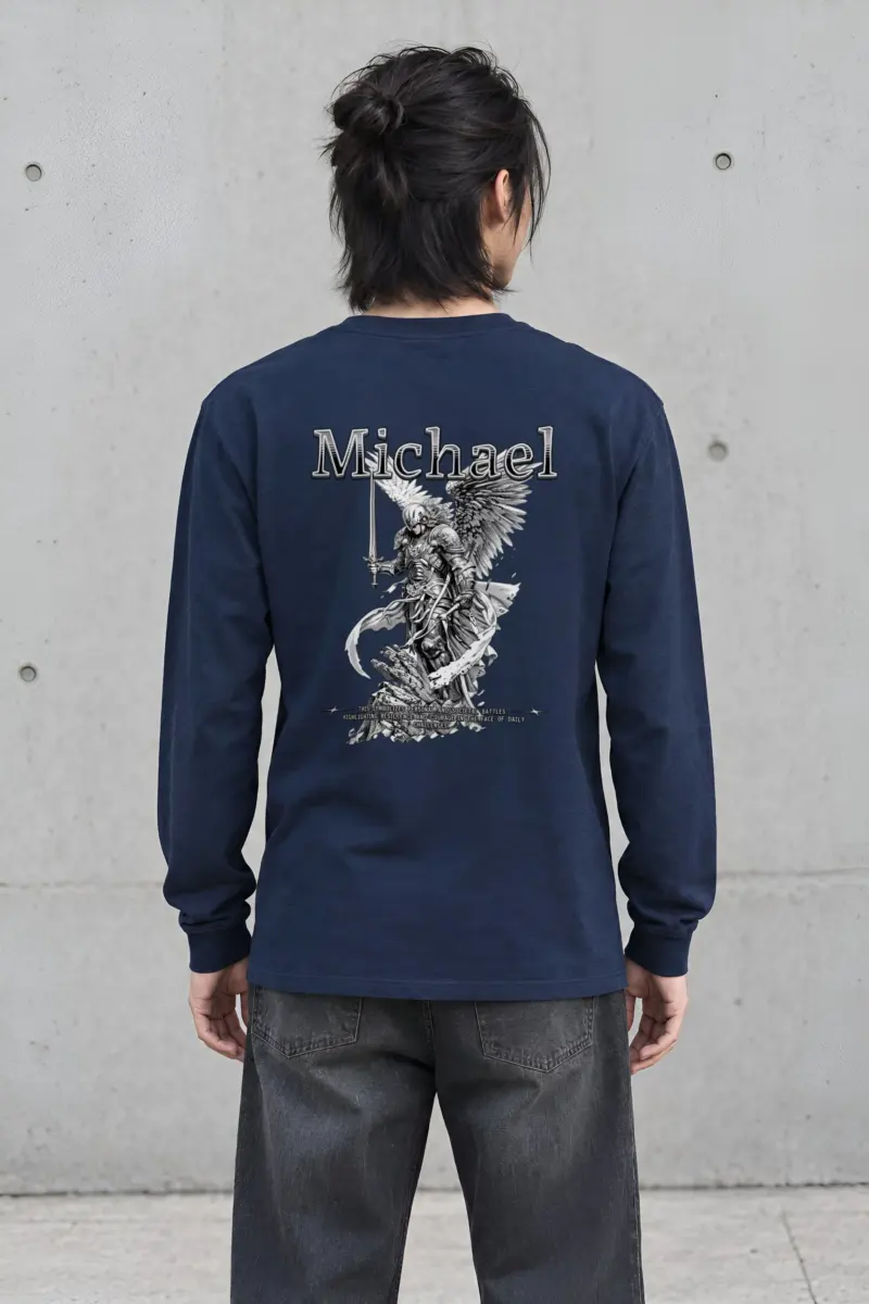 "Michael's Daily Battles" Unisex Longsleeve T-shirt