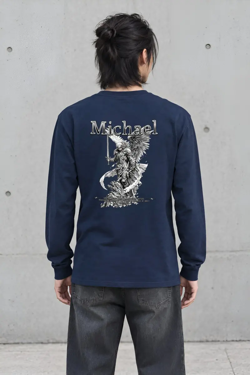 "Michael's Daily Battles" Unisex Longsleeve T-shirt