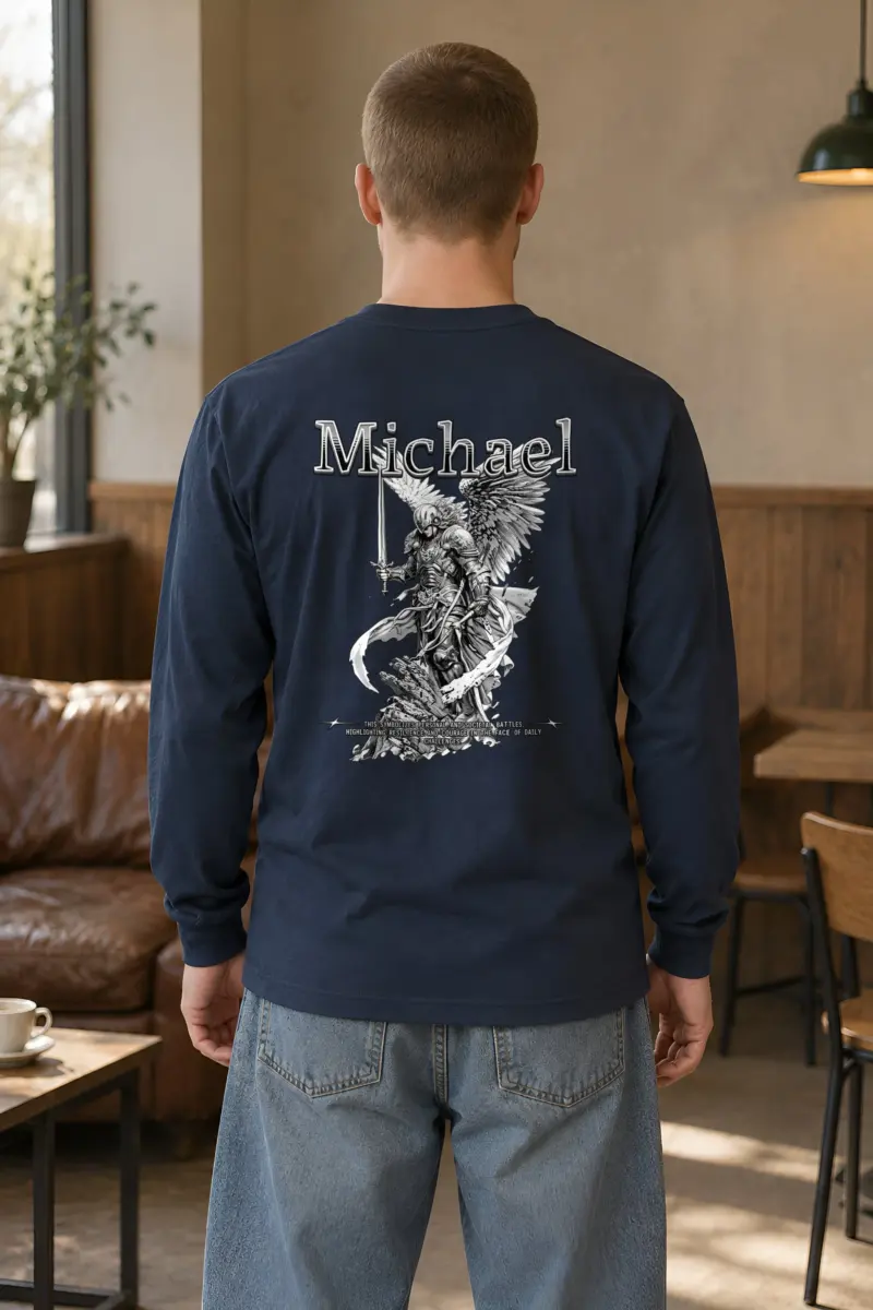 "Michael's Daily Battles" Unisex Longsleeve T-shirt