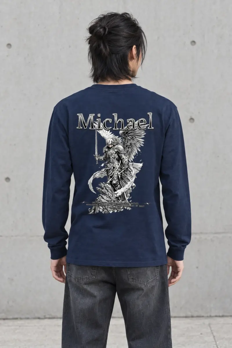 "Michael's Daily Battles" Unisex Longsleeve T-shirt