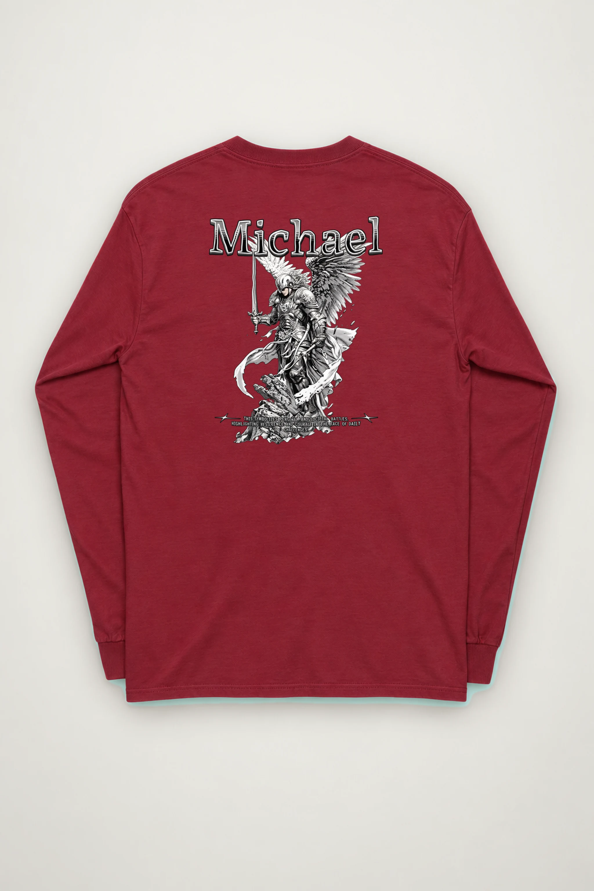 "Michael's Daily Battles" Unisex Longsleeve T-shirt