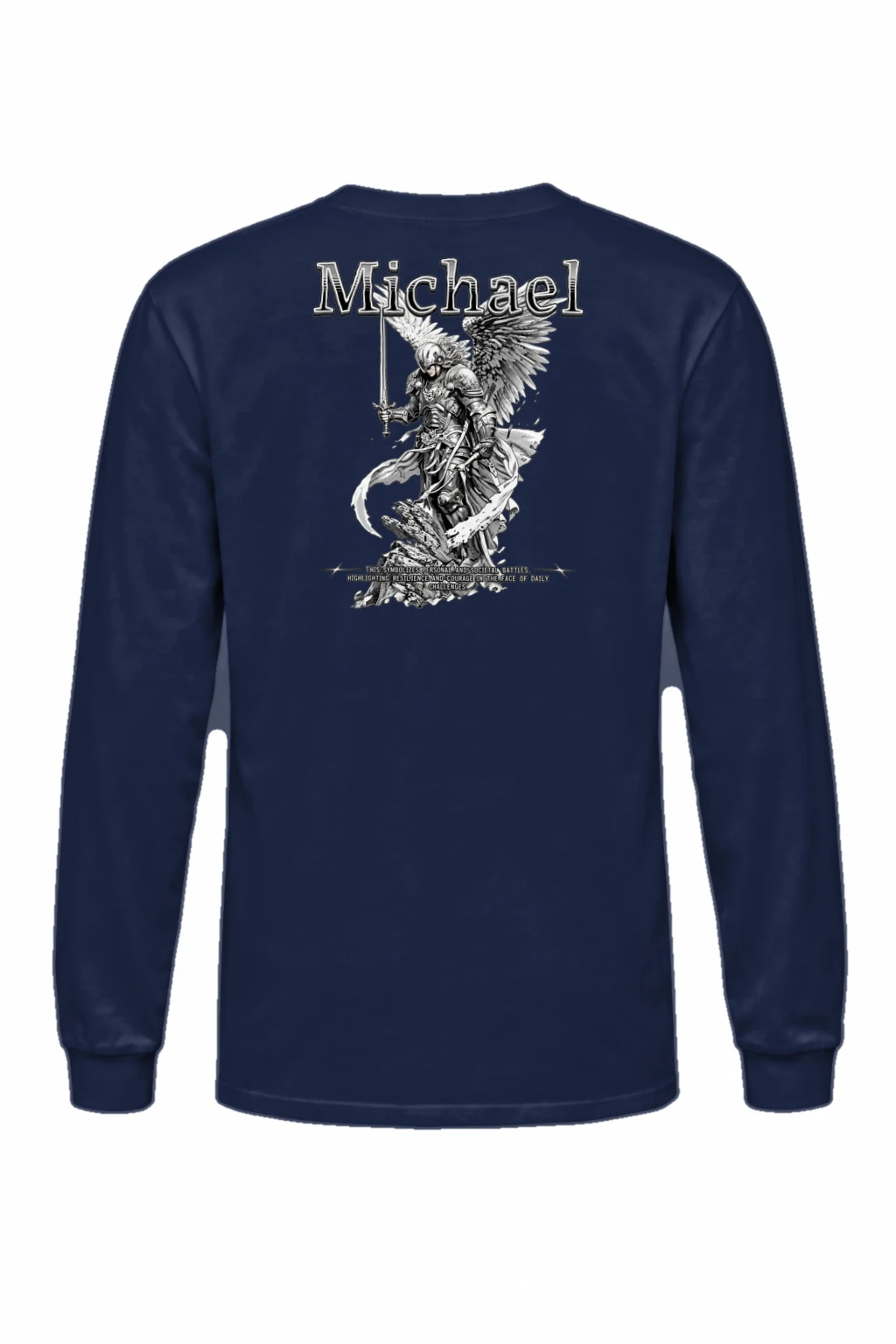 "Michael's Daily Battles" Unisex Longsleeve T-shirt | Gildan 2400