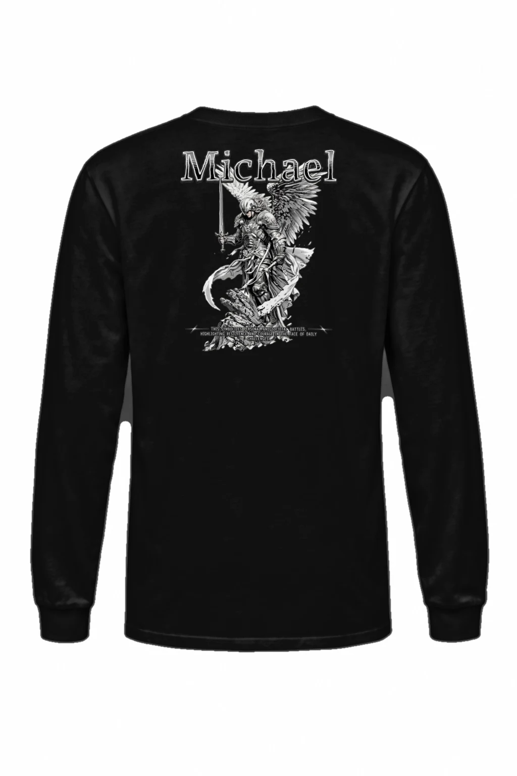 "Michael's Daily Battles" Unisex Longsleeve T-shirt | Gildan 2400