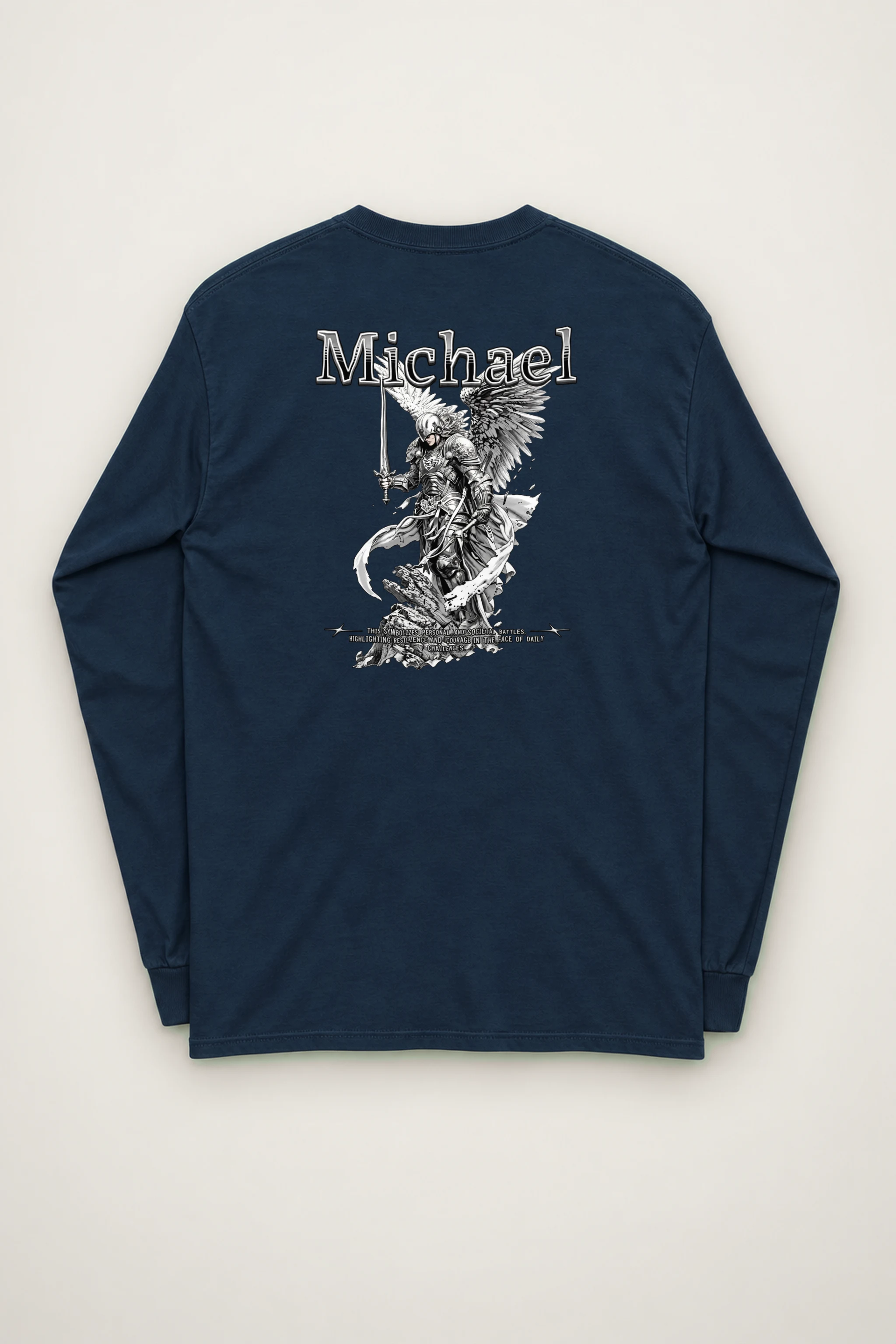 "Michael's Daily Battles" Unisex Longsleeve T-shirt