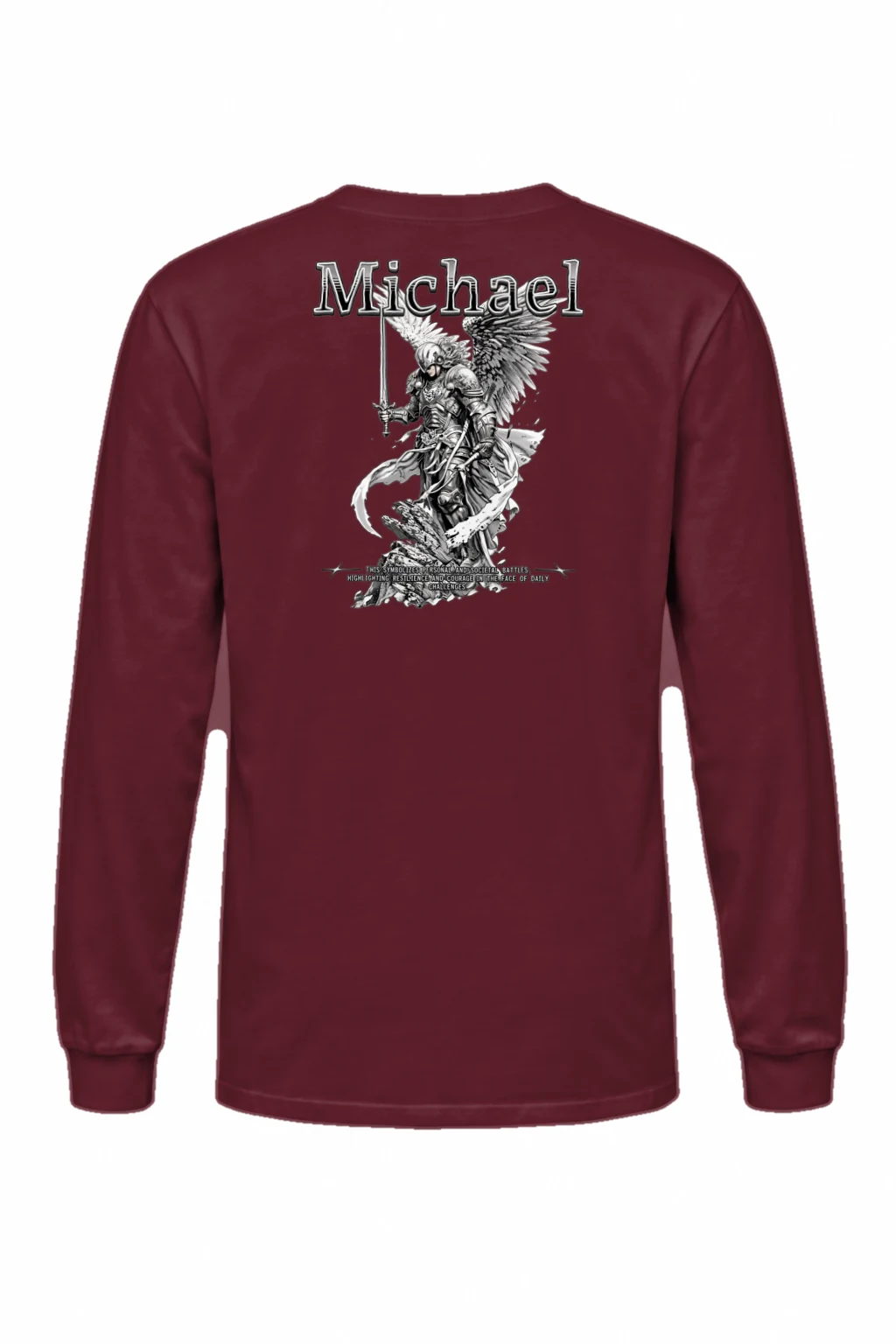 "Michael's Daily Battles" Unisex Longsleeve T-shirt | Gildan 2400