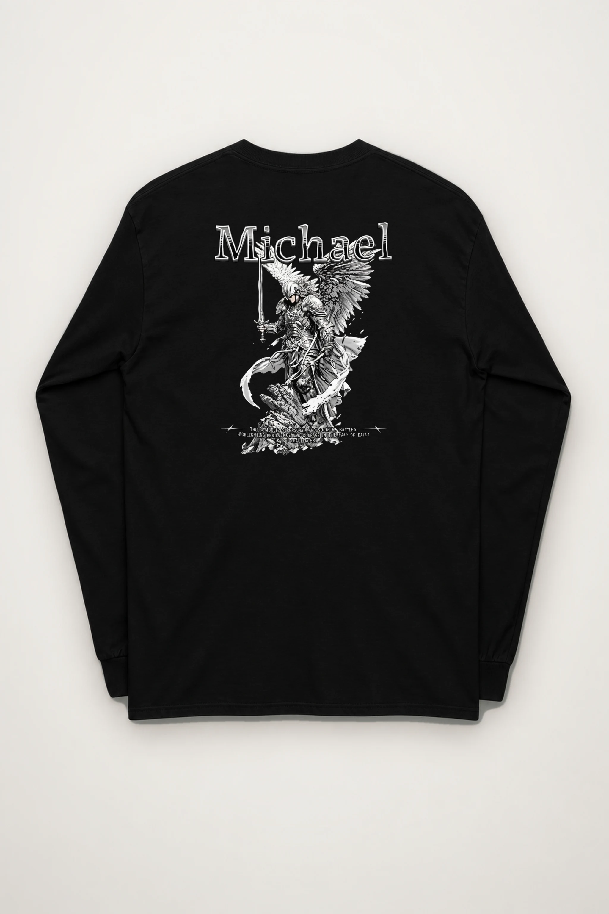 "Michael's Daily Battles" Unisex Longsleeve T-shirt