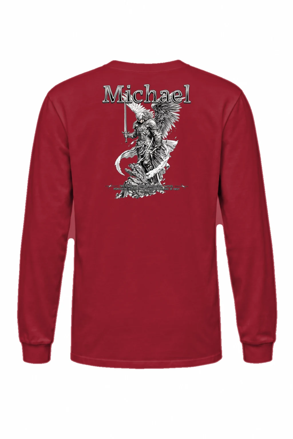 "Michael's Daily Battles" Unisex Longsleeve T-shirt | Gildan 2400