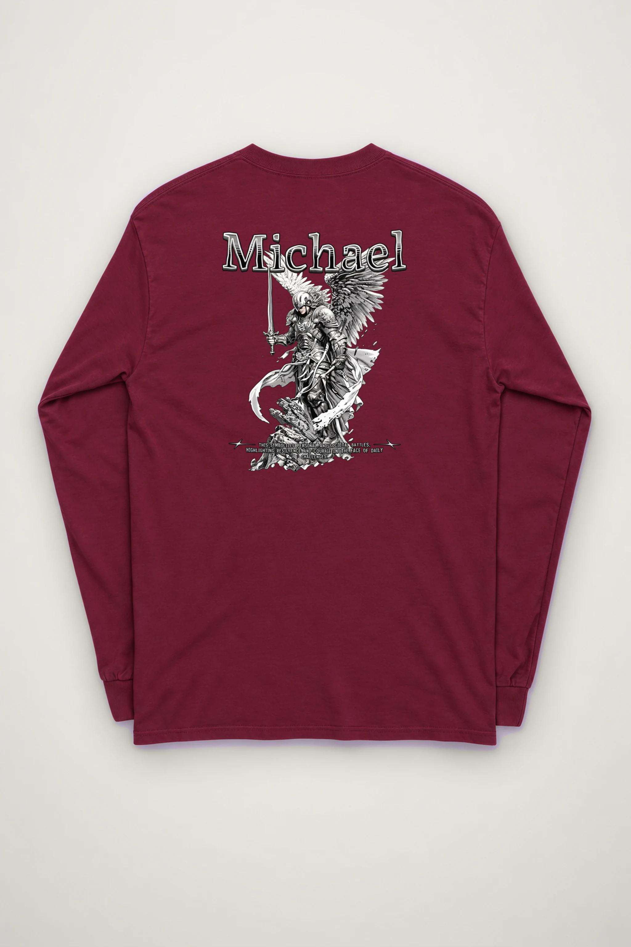 "Michael's Daily Battles" Unisex Longsleeve T-shirt