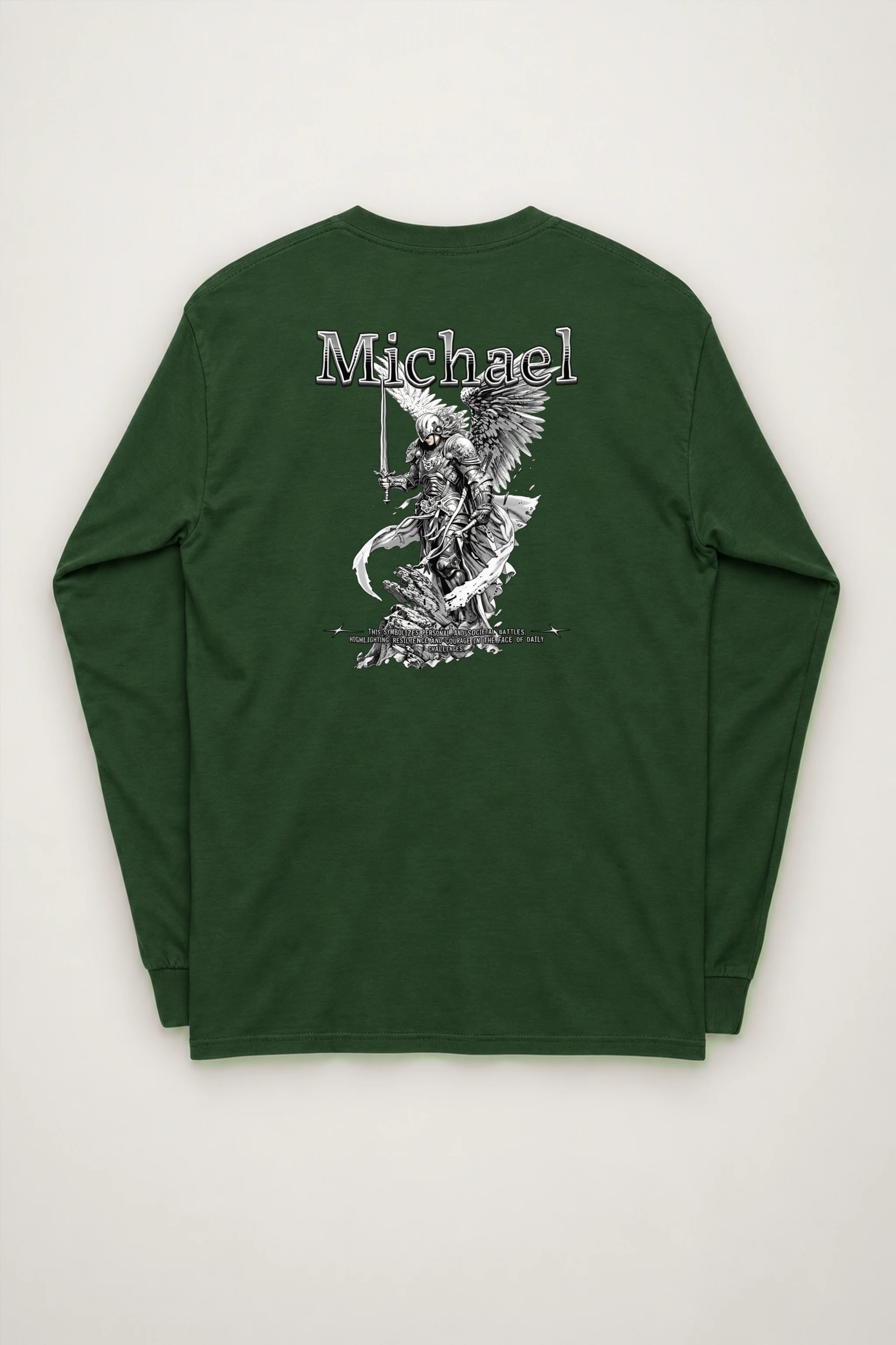 "Michael's Daily Battles" Unisex Longsleeve T-shirt