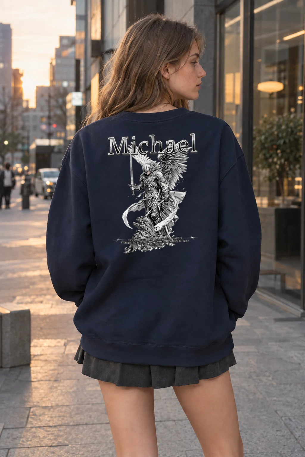 "Michael’s Resolve" Heavy Blend Unisex Crewneck Sweatshirt | Gildan 18000