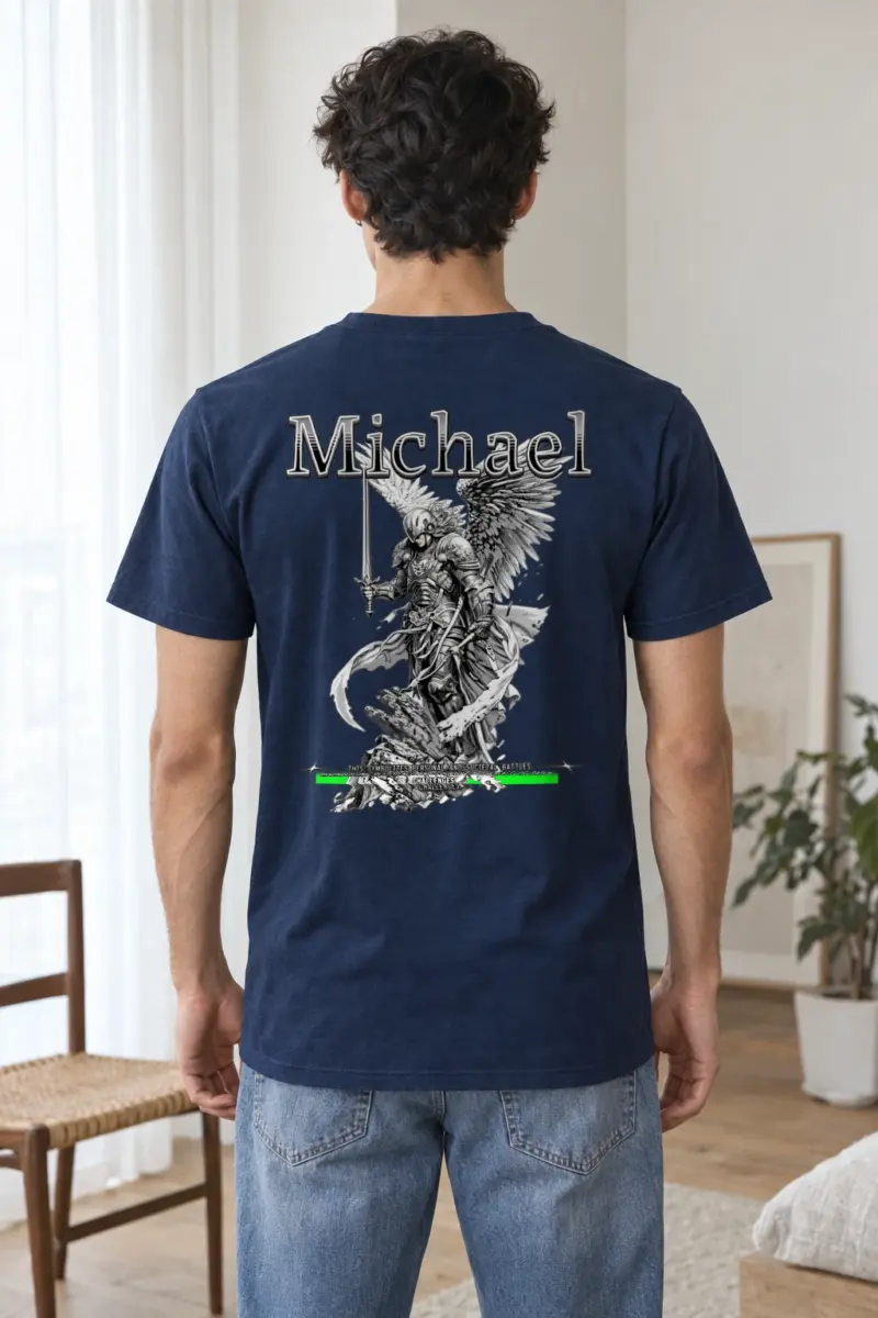 "Michael's Resolve" Heavyweight Unisex Crewneck T-shirt | Gildan 5000