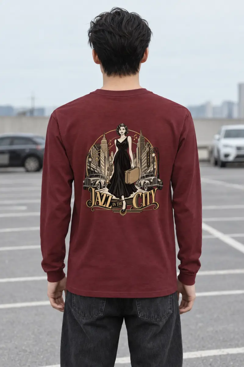 "Midnight Departure" Unisex Longsleeve T-shirt