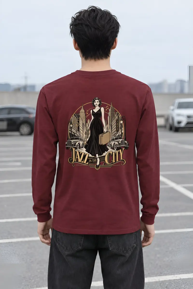 "Midnight Departure" Unisex Longsleeve T-shirt