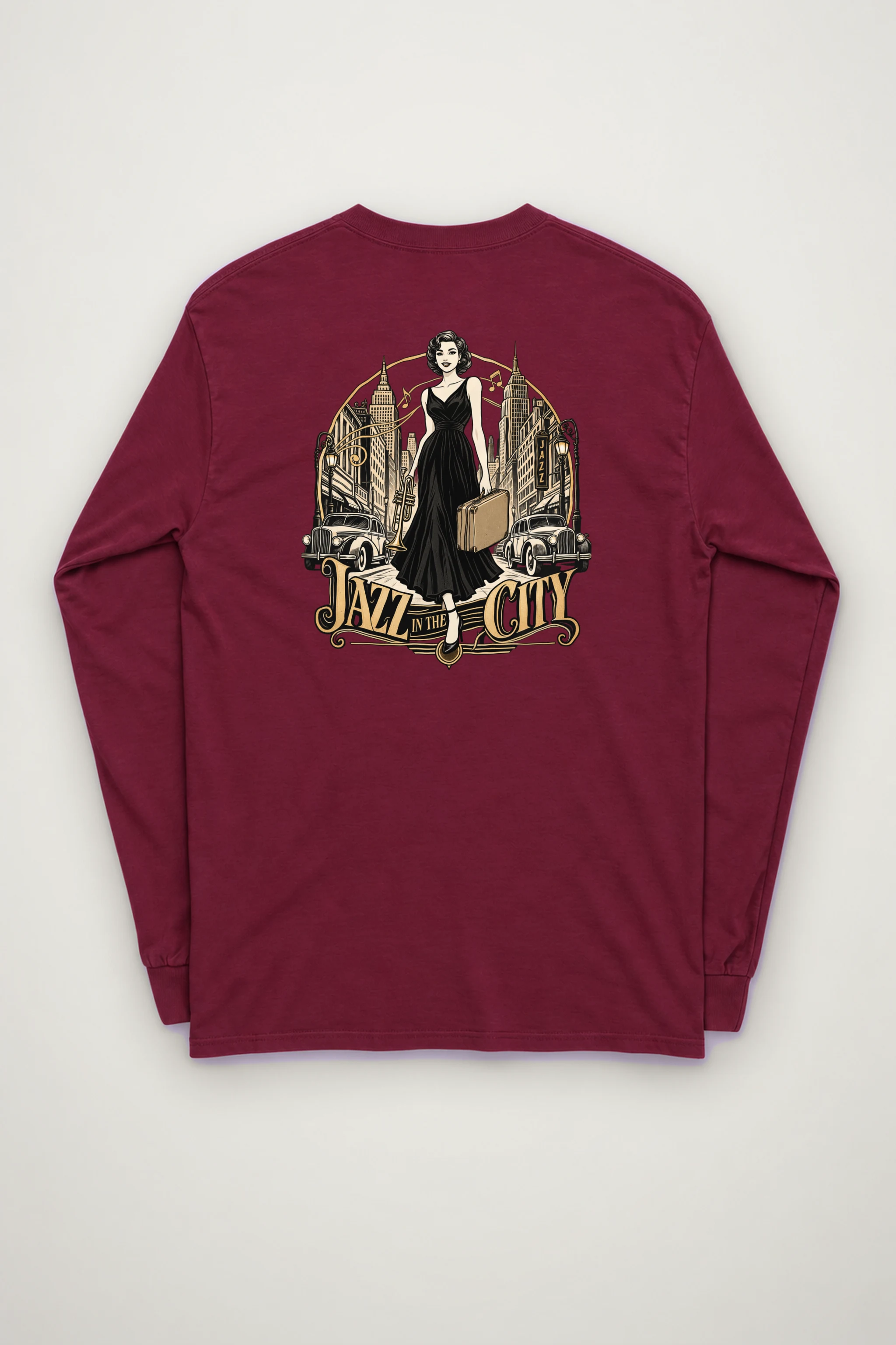 "Midnight Departure" Unisex Longsleeve T-shirt