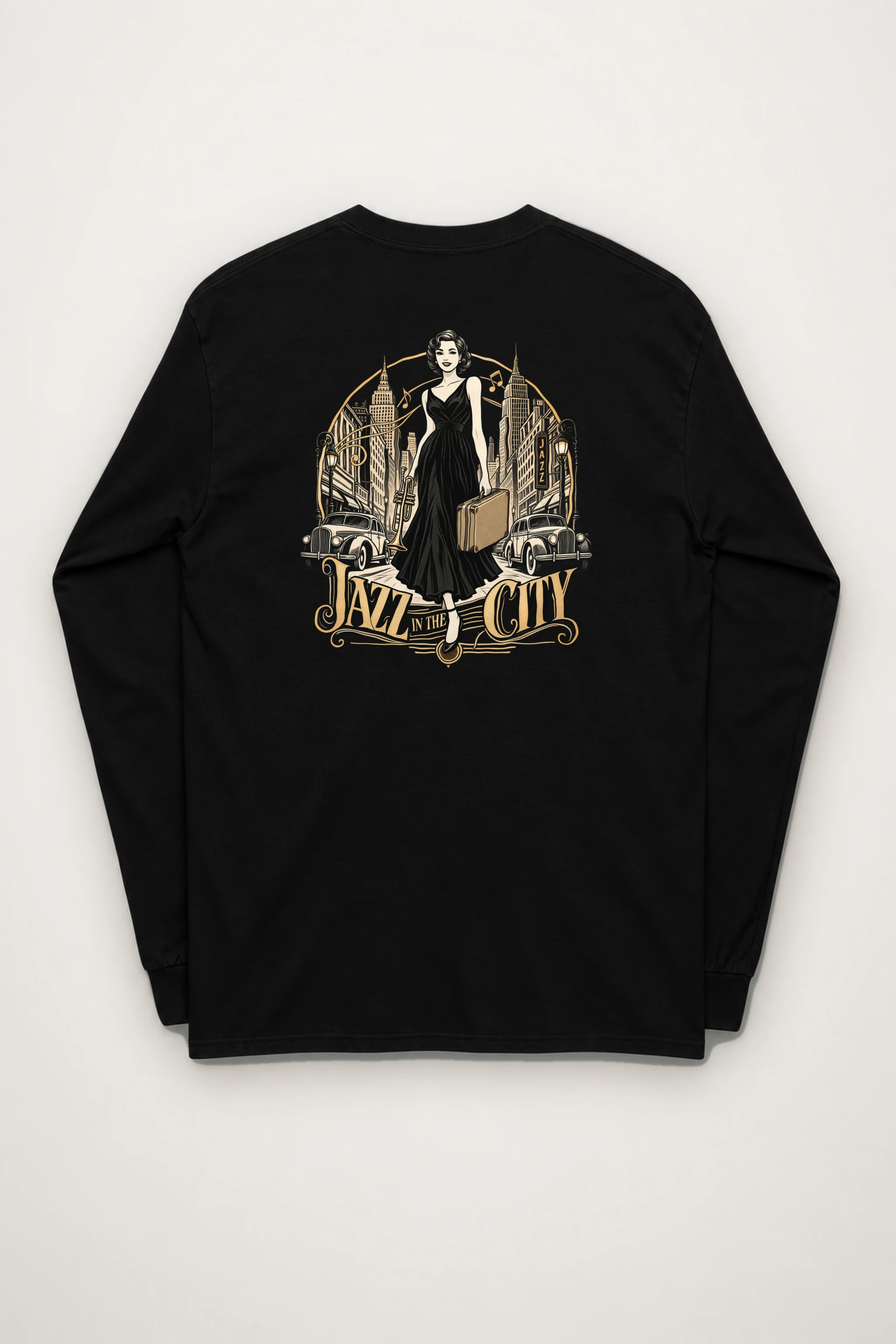 "Midnight Departure" Unisex Longsleeve T-shirt