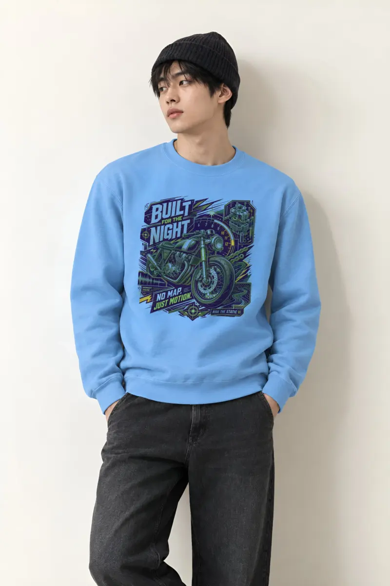 "Midnight Engine" Heavy Blend Unisex Crewneck Sweatshirt