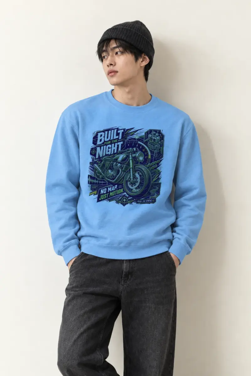 "Midnight Engine" Heavy Blend Unisex Crewneck Sweatshirt