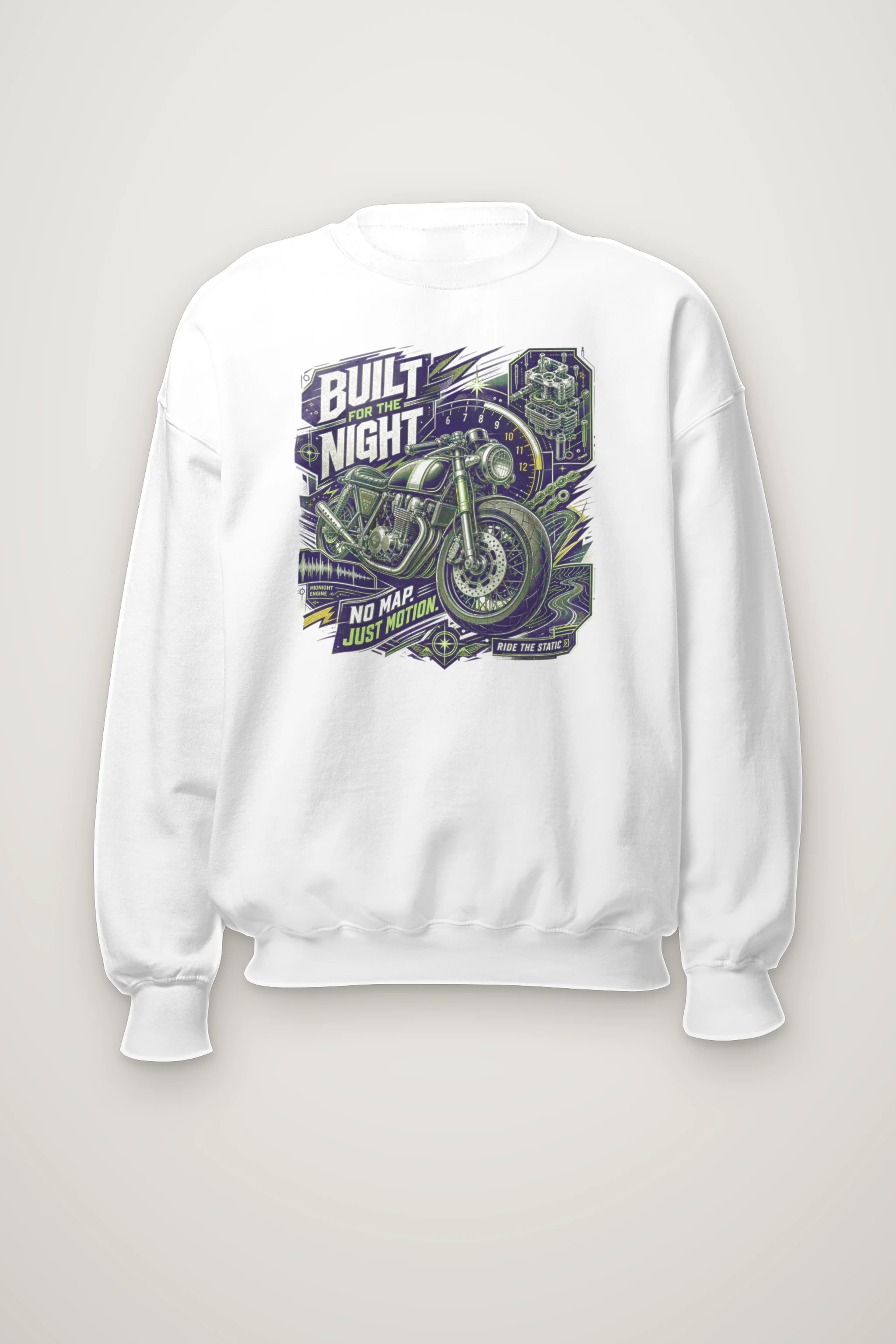 "Midnight Engine" Heavy Blend Unisex Crewneck Sweatshirt