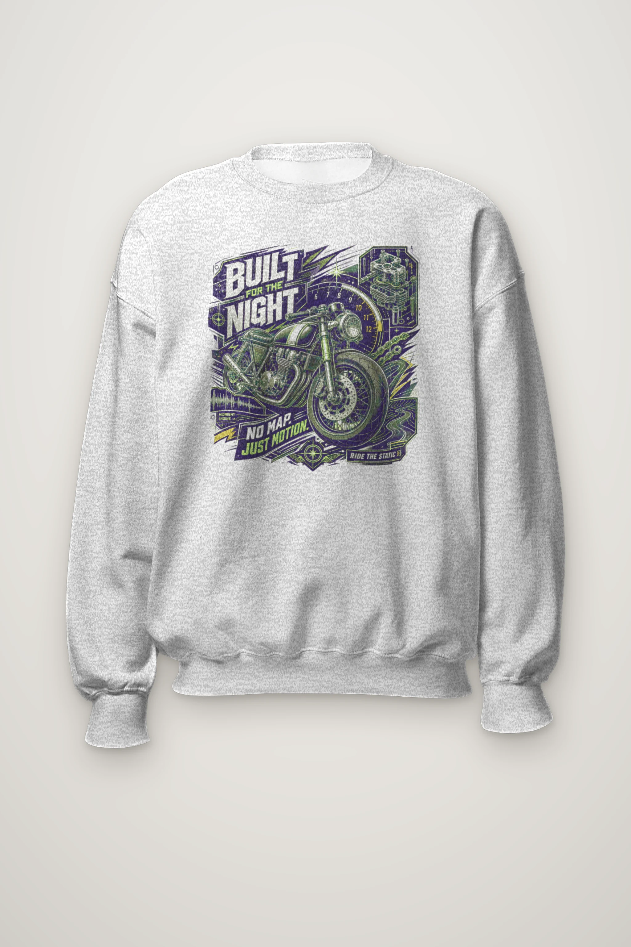 "Midnight Engine" Heavy Blend Unisex Crewneck Sweatshirt