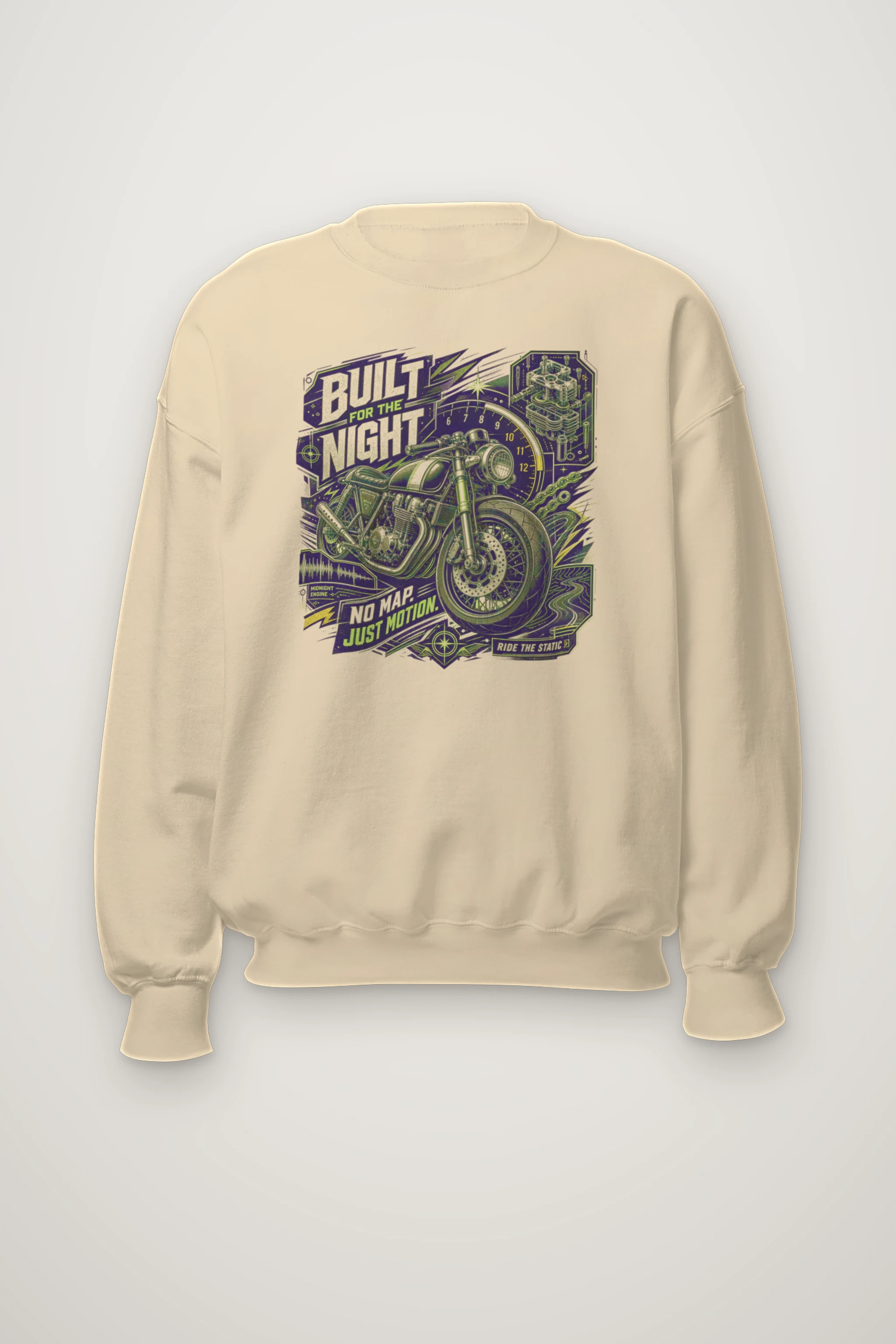 "Midnight Engine" Heavy Blend Unisex Crewneck Sweatshirt