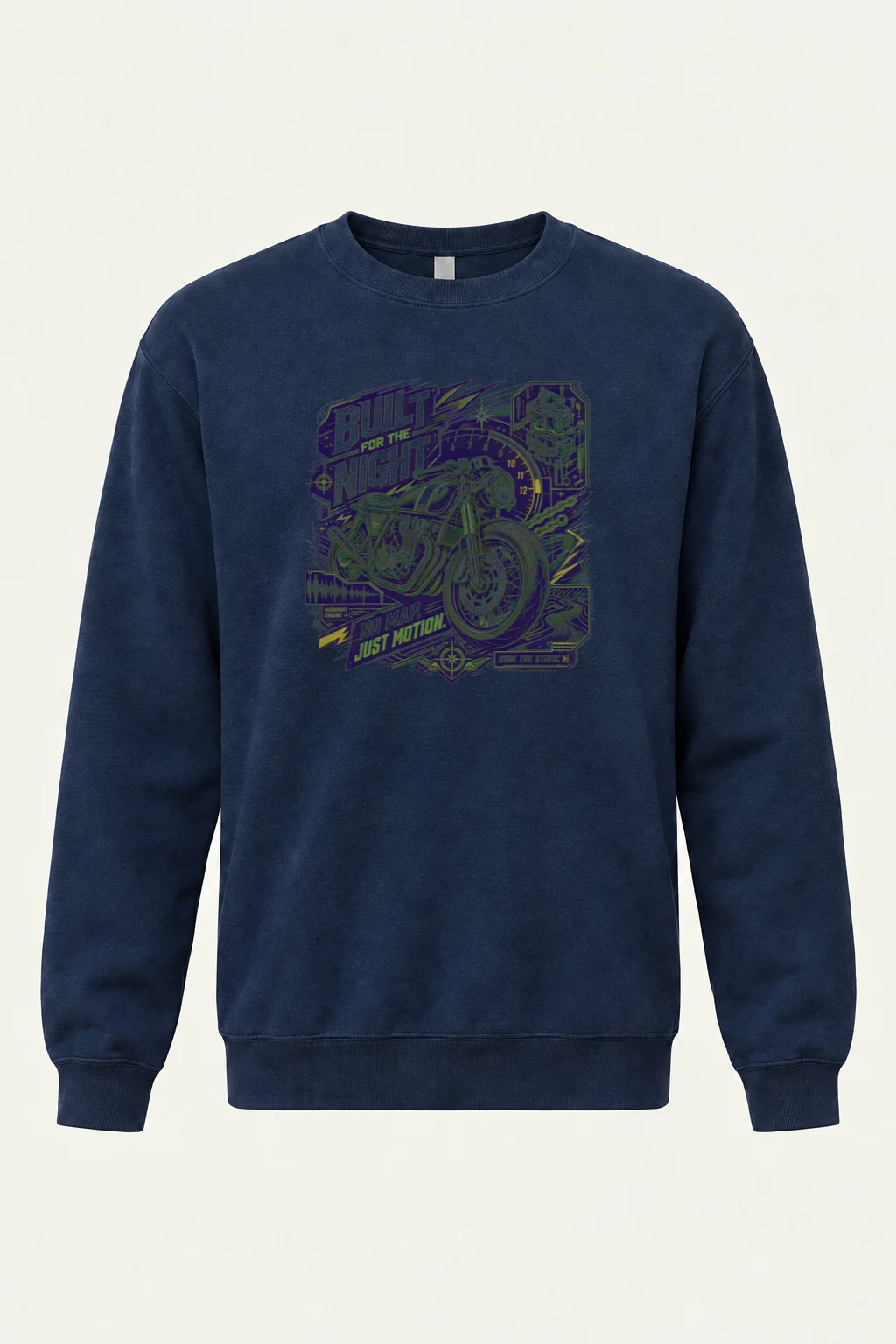 "Midnight Engine" Heavy Blend Unisex Crewneck Sweatshirt | Gildan 18000