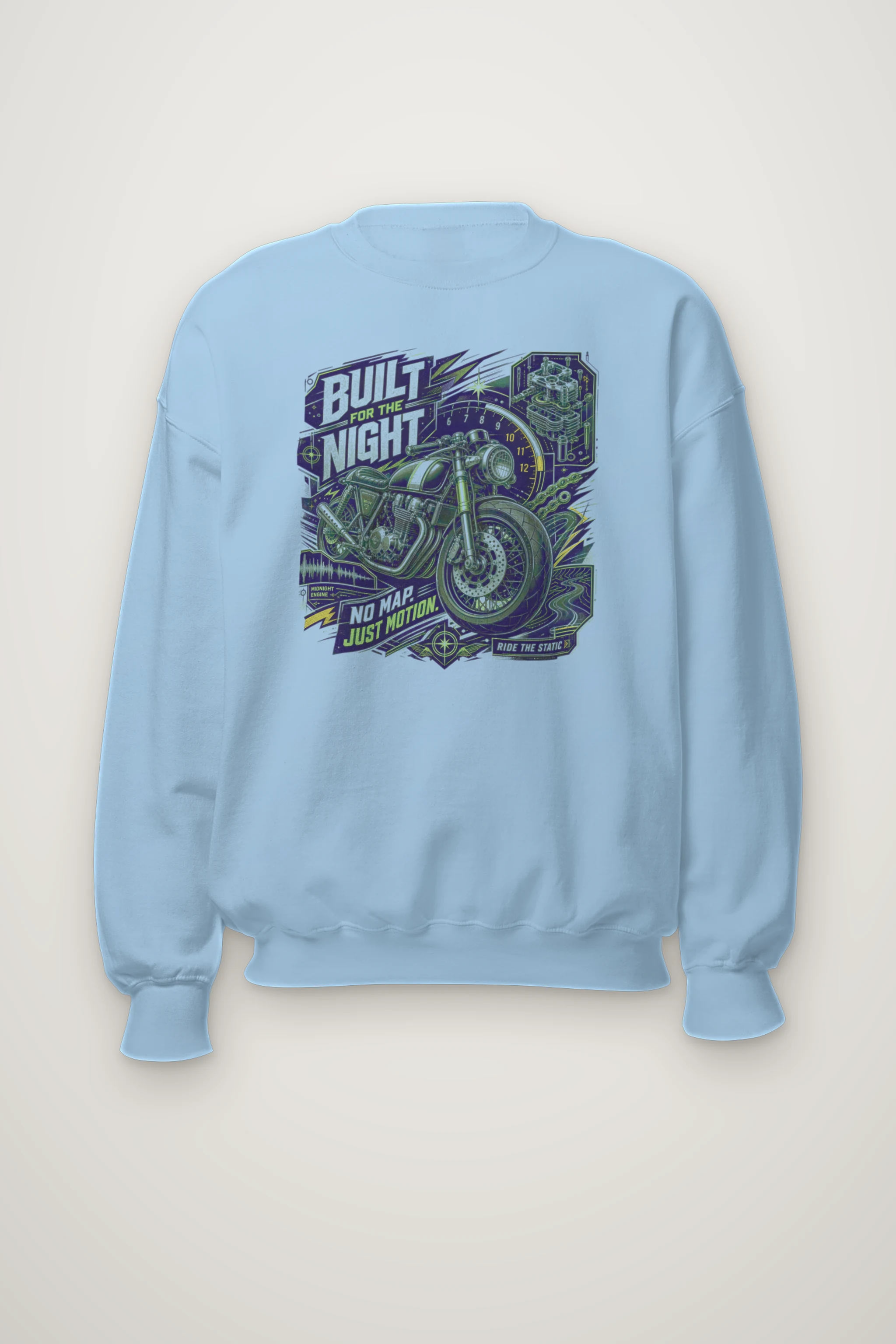 "Midnight Engine" Heavy Blend Unisex Crewneck Sweatshirt